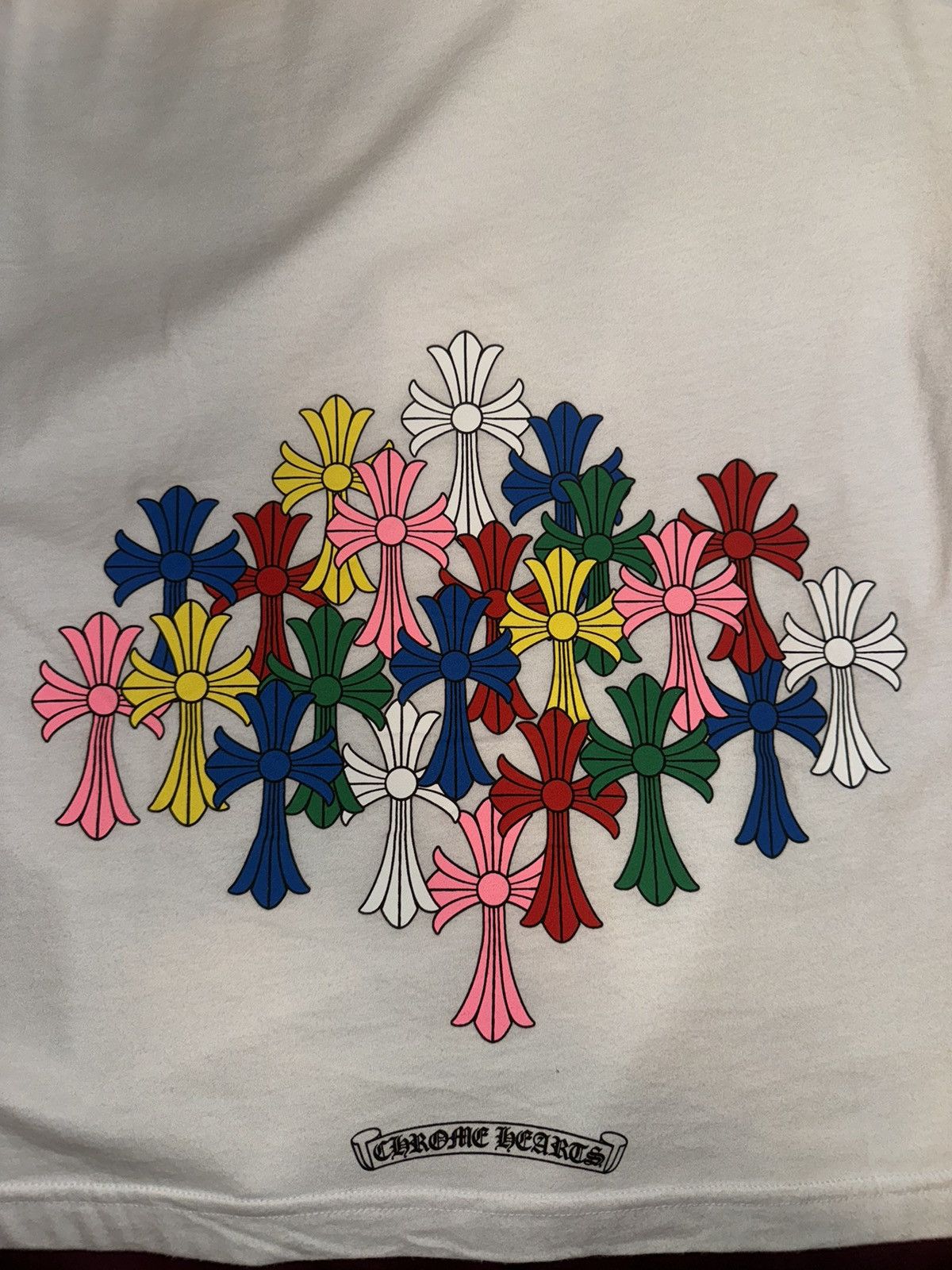 Chrome Hearts Chrome Hearts Multi Color Cross T-Shirt Size US L / EU 52-54 / 3 - 3 Thumbnail