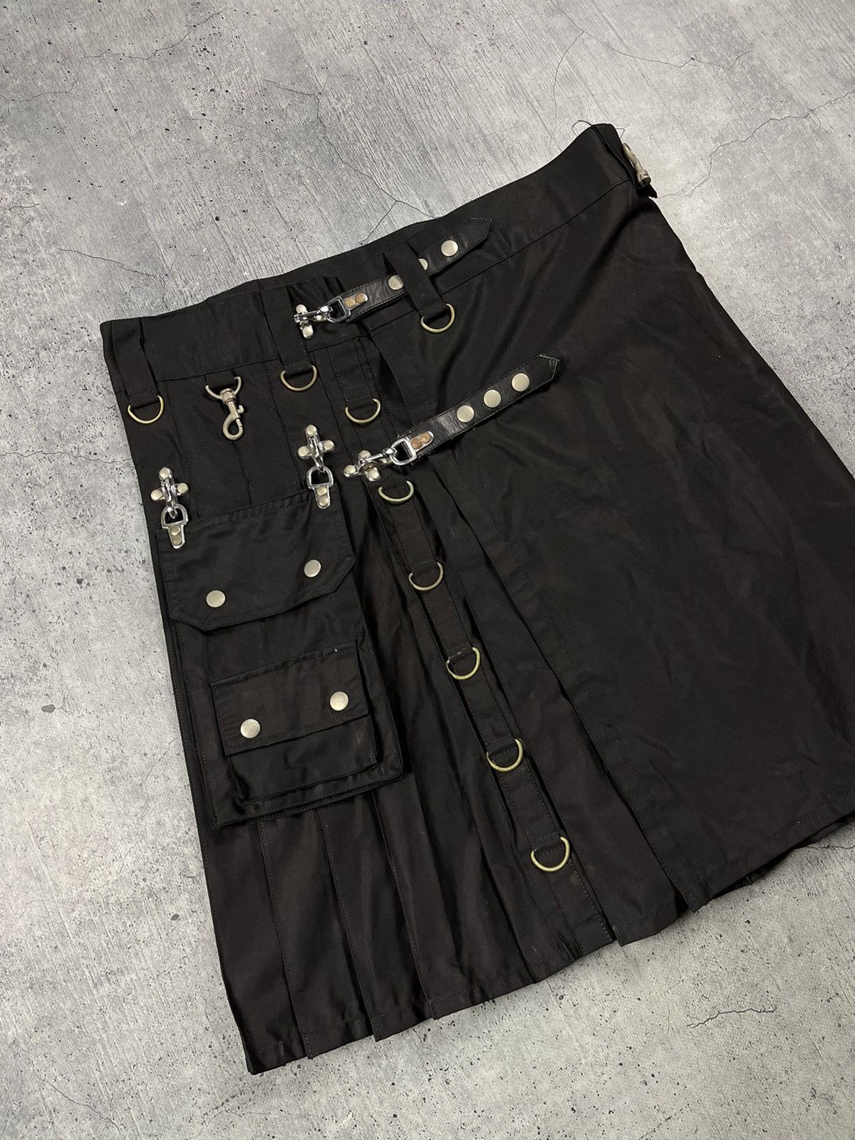 Affliction × Japanese Brand × Seditionaries Avant garde Affliction style got grunde punk skirt Y2K Japan Size 40" / US 18 - 2 Thumbnail