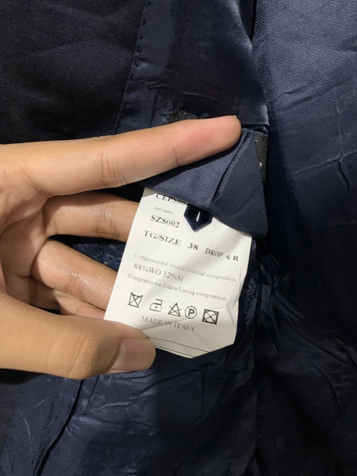 Ermenegildo Zegna Ermenegildo Zegna Suits Blazer Cloth Trofeo Wool XL Original Size 38R - 10 Thumbnail