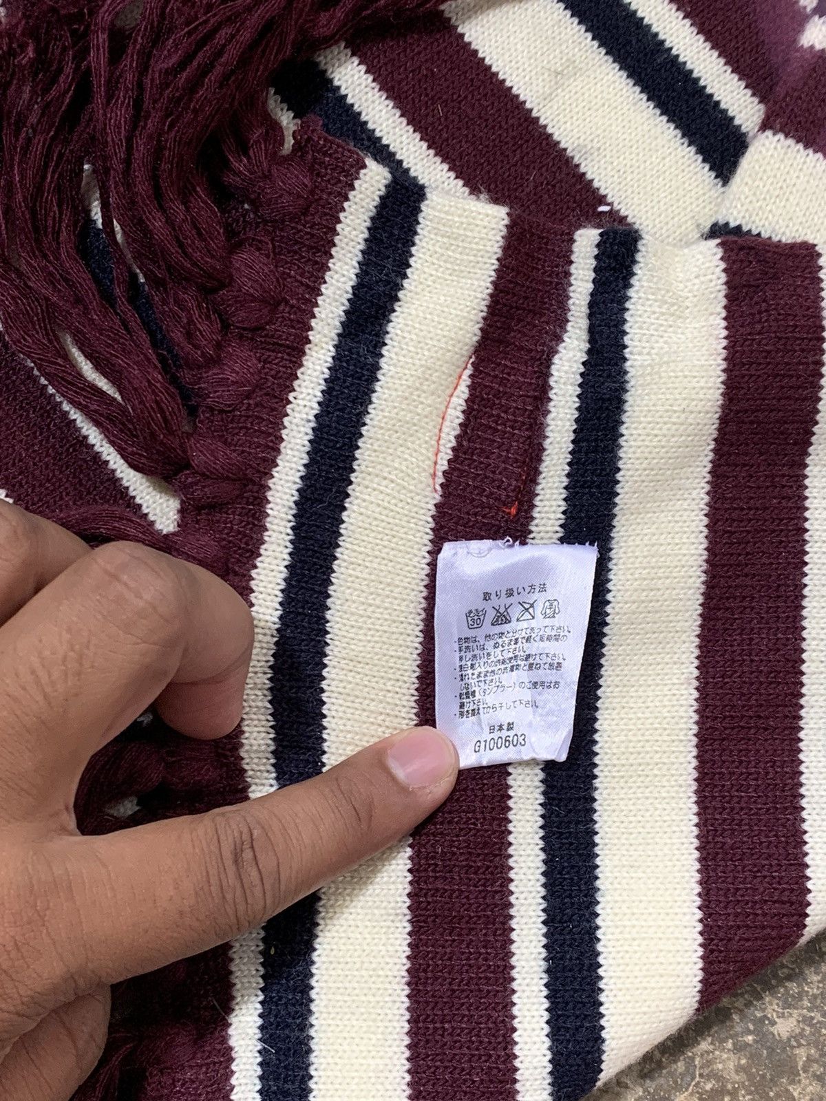 Onitsuka Tiger Onitsuka tiger stripe muffler Size ONE SIZE - 4 Thumbnail