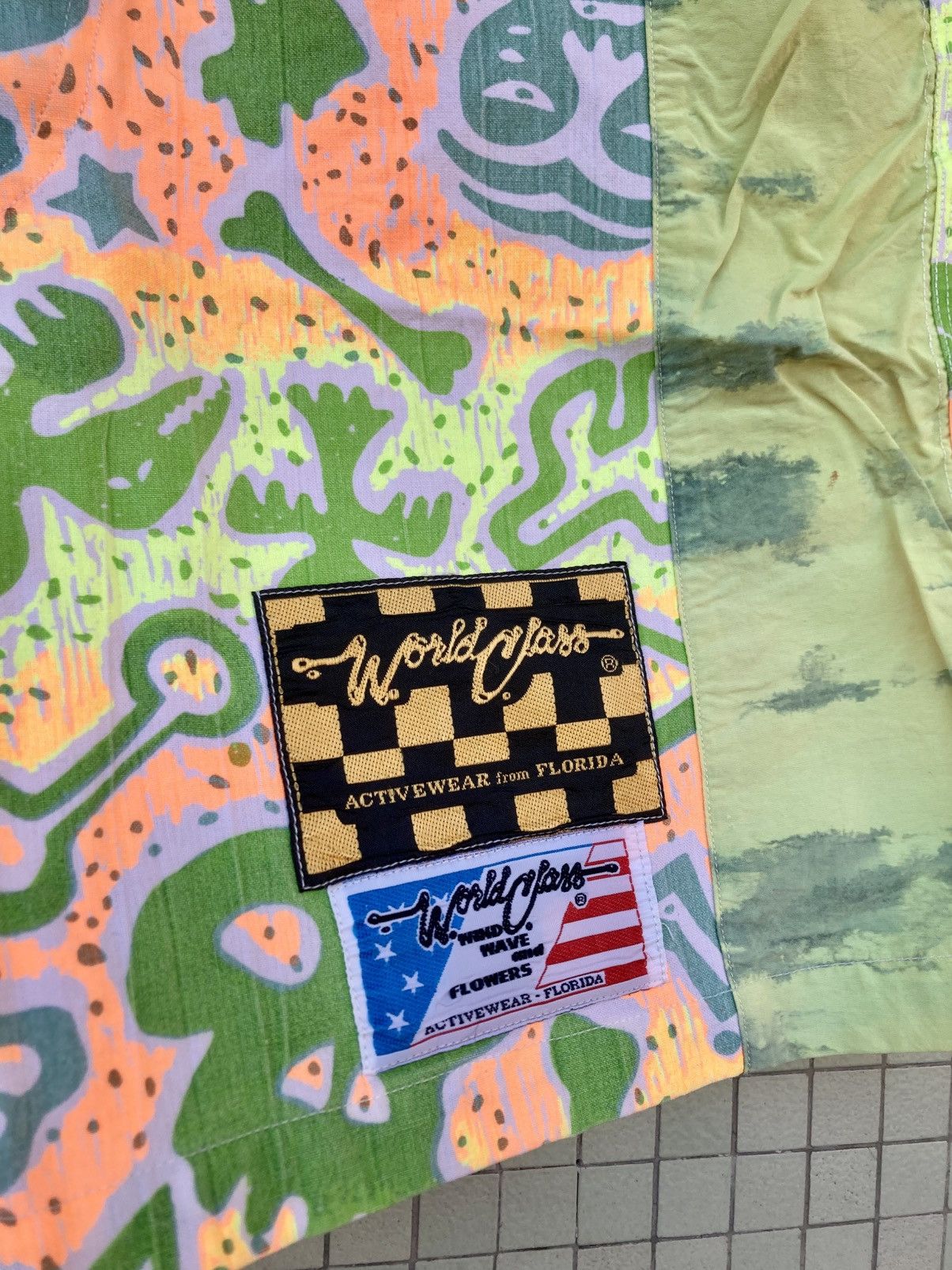 Vintage World Class Florida multicoloured swimshort Size US 32 / EU 48 - 2 Thumbnail