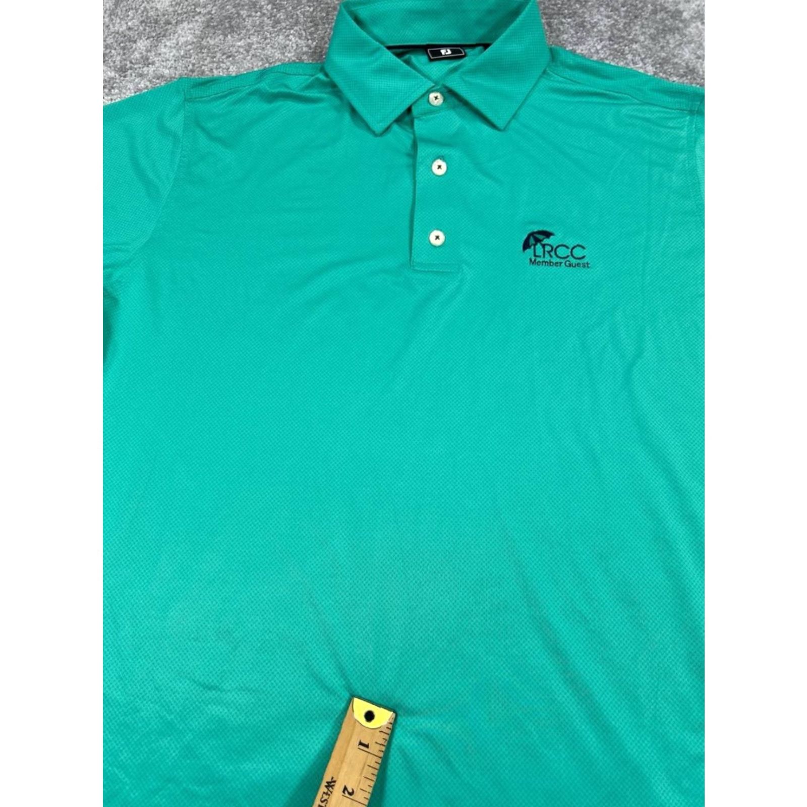 Footjoy FootJoy Polo Shirt Mens M Green Golf Logo Shirt Regular Short Sleeve Polo Size US M / EU 48-50 / 2 - 6 Thumbnail