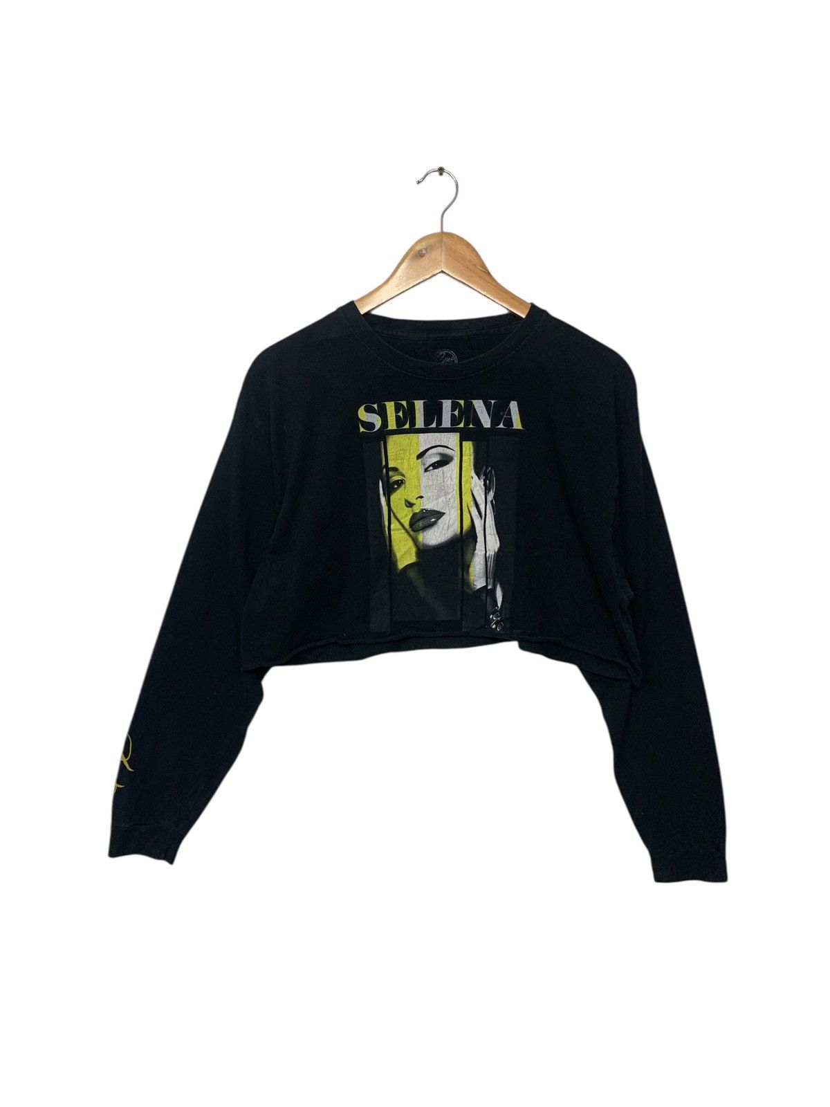 Band Tees Rare Selena Quintanilla Crop Tops Longsleeve T Shirt Size L / US 10 / IT 46 - 3 Thumbnail
