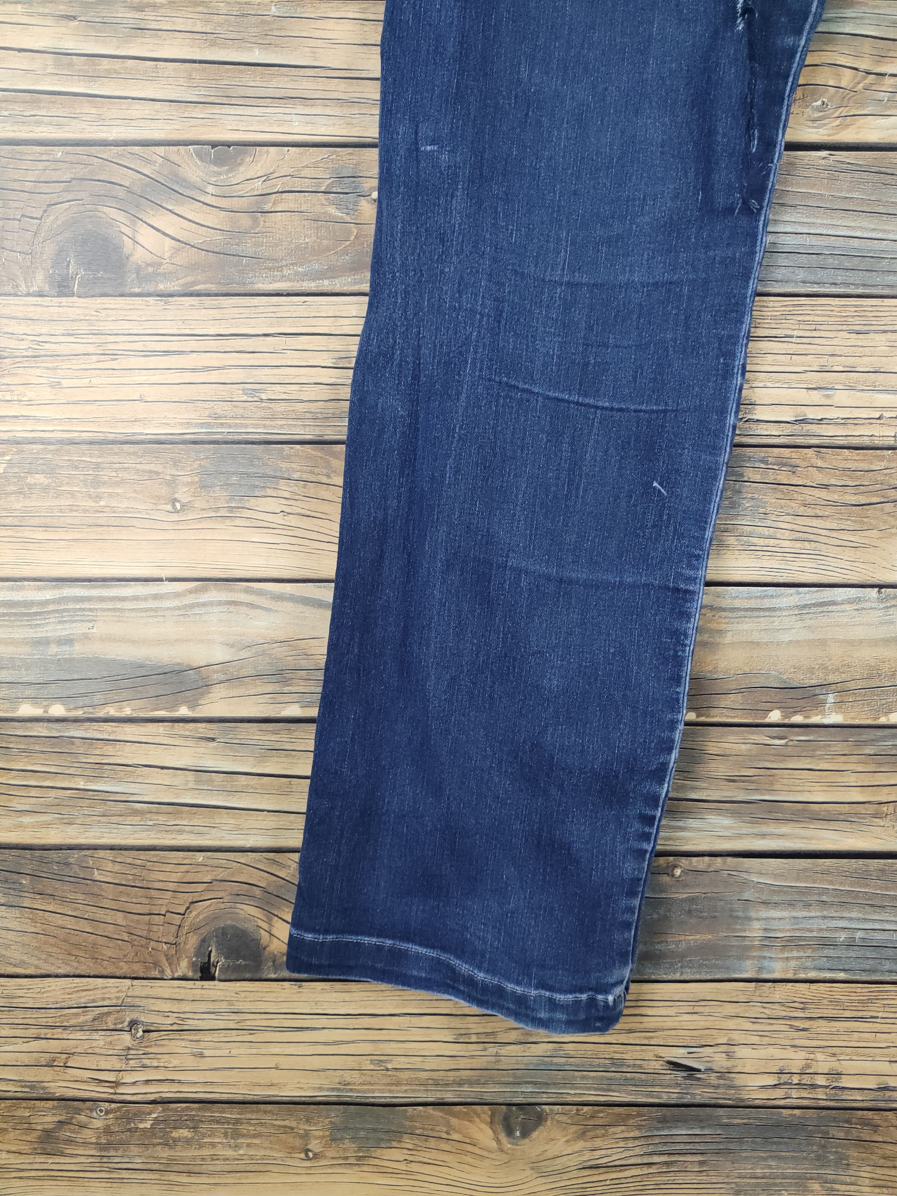 Japanese Brand Japanese Brand Dark Blue Distressed Ripped Jeans #W2084 Size US 34 / EU 50 - 10 Thumbnail