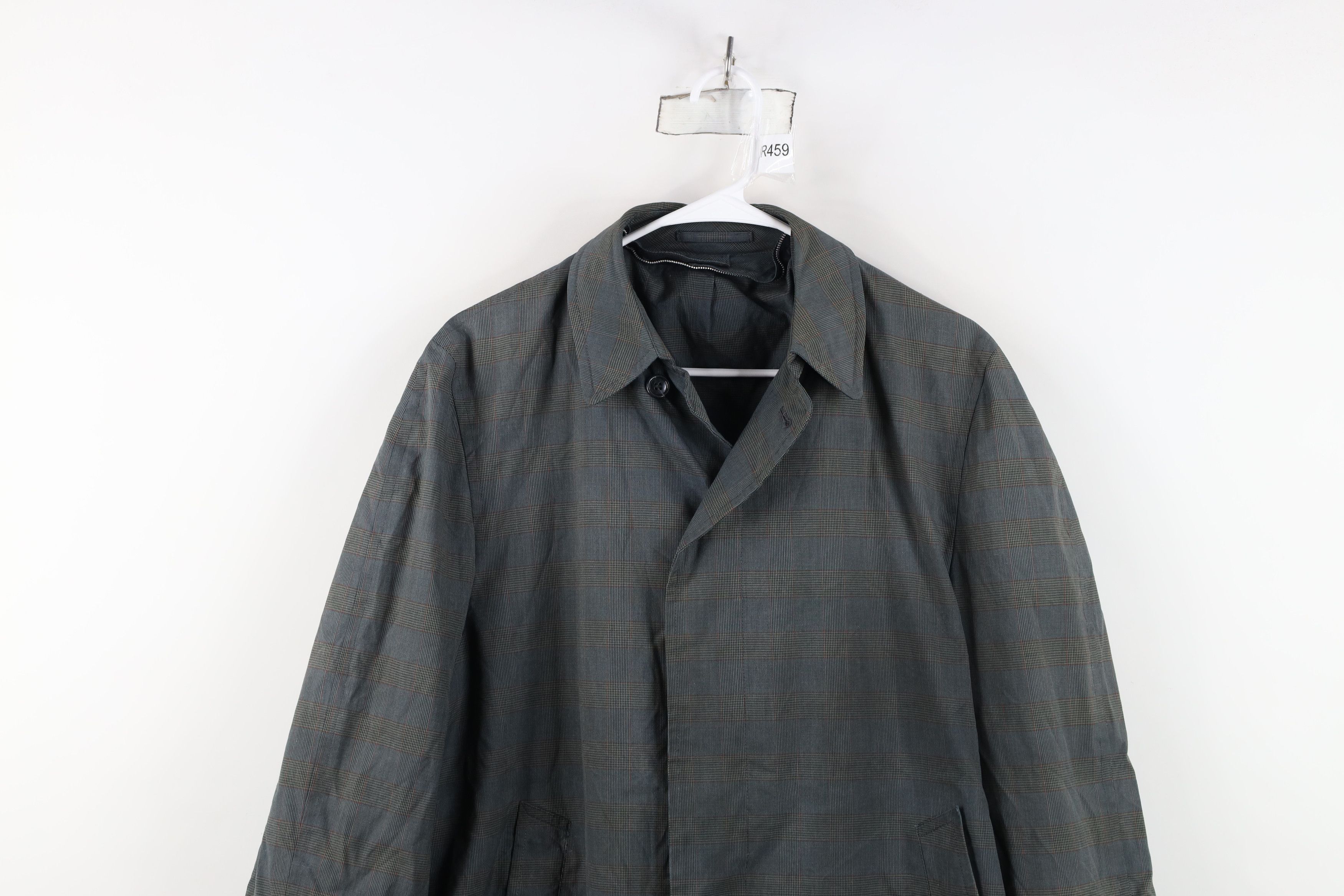 Vintage Vintage 70s Rockabilly Trench Coat Rain Jacket Plaid USA Size US L / EU 52-54 / 3 - 2 Thumbnail