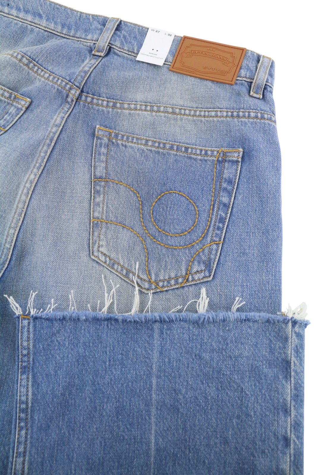 Eytys AVALON TORN INDIGO BOOTCUT W27/L32 Blue RRP370 88887 Size 27" / US 4 / IT 40 - 6 Thumbnail