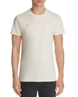 Helmut Lang embroidered logo T-shirt L Size US L / EU 52-54 / 3 - 7 Thumbnail