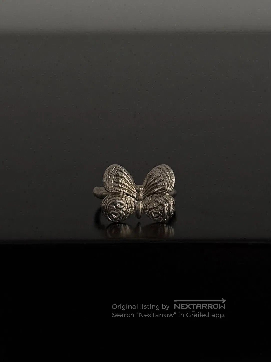 Jean Paul Gaultier Jean Paul Gaultier Butterfly Silver Ring. Size ONE SIZE - 2 Thumbnail