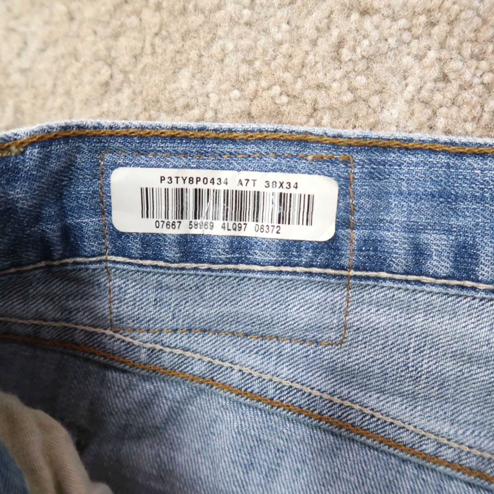 Polo Ralph Lauren Polo Ralph Lauren Jeans Thompson Mens 38x34 Blue Denim Baggy Loose Fit Size US M / EU 48-50 / 2 - 3 Thumbnail