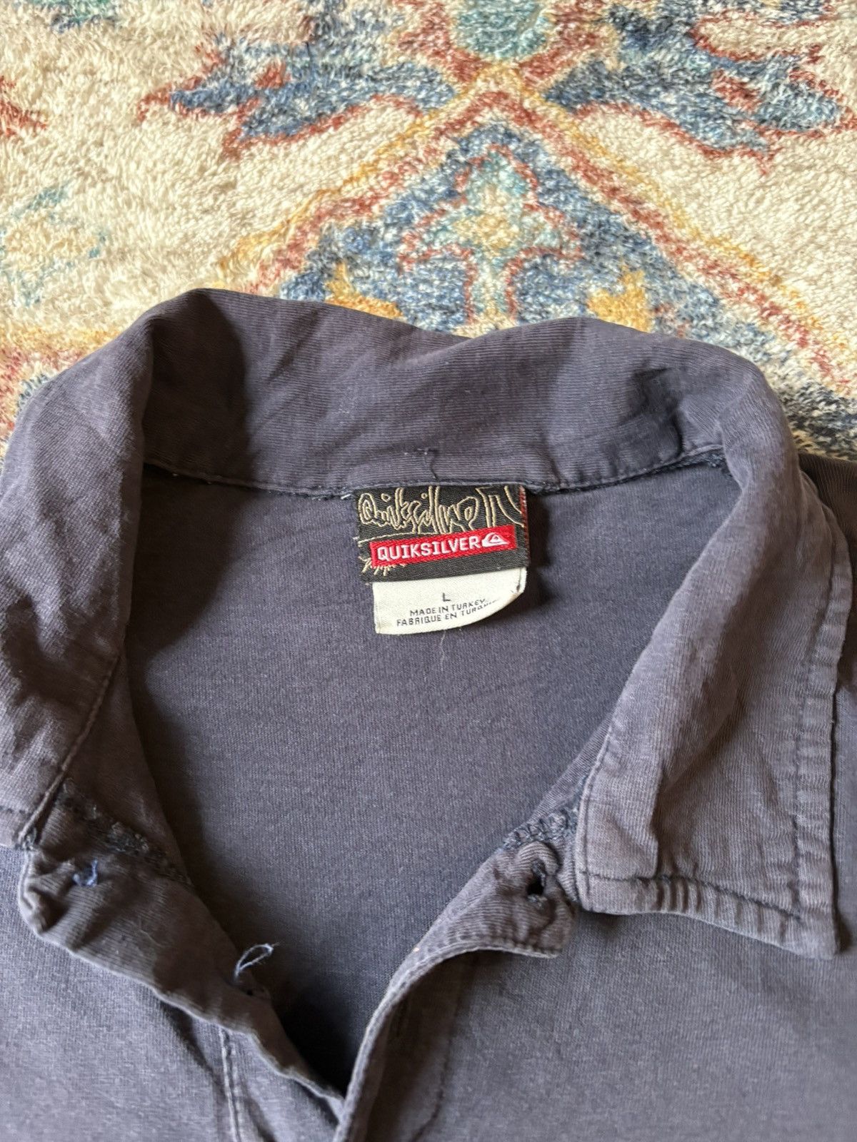 Quiksilver Vintage Quiksilver Diamonds Polo Shirt Large Size US L / EU 52-54 / 3 - 3 Thumbnail