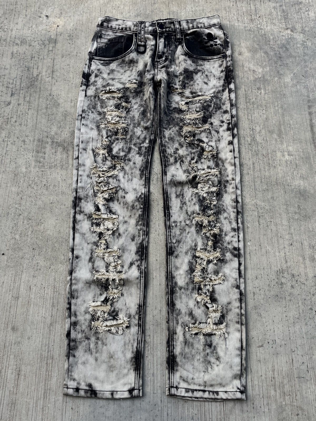 Japanese Brand 💥RARE💥ROEN X SEMANTIC DESIGN DISTRESSED PUNK ARCHIVE Size US 29 - 1 Thumbnail