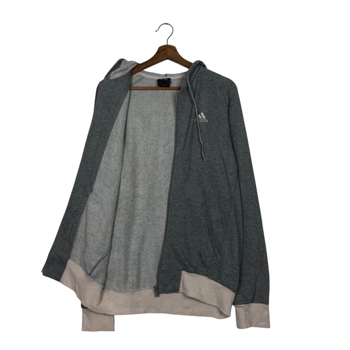 Adidas 📌Rich Grey Vintage Zipper Jacket Adidas Size US M / EU 48-50 / 2 - 14 Thumbnail