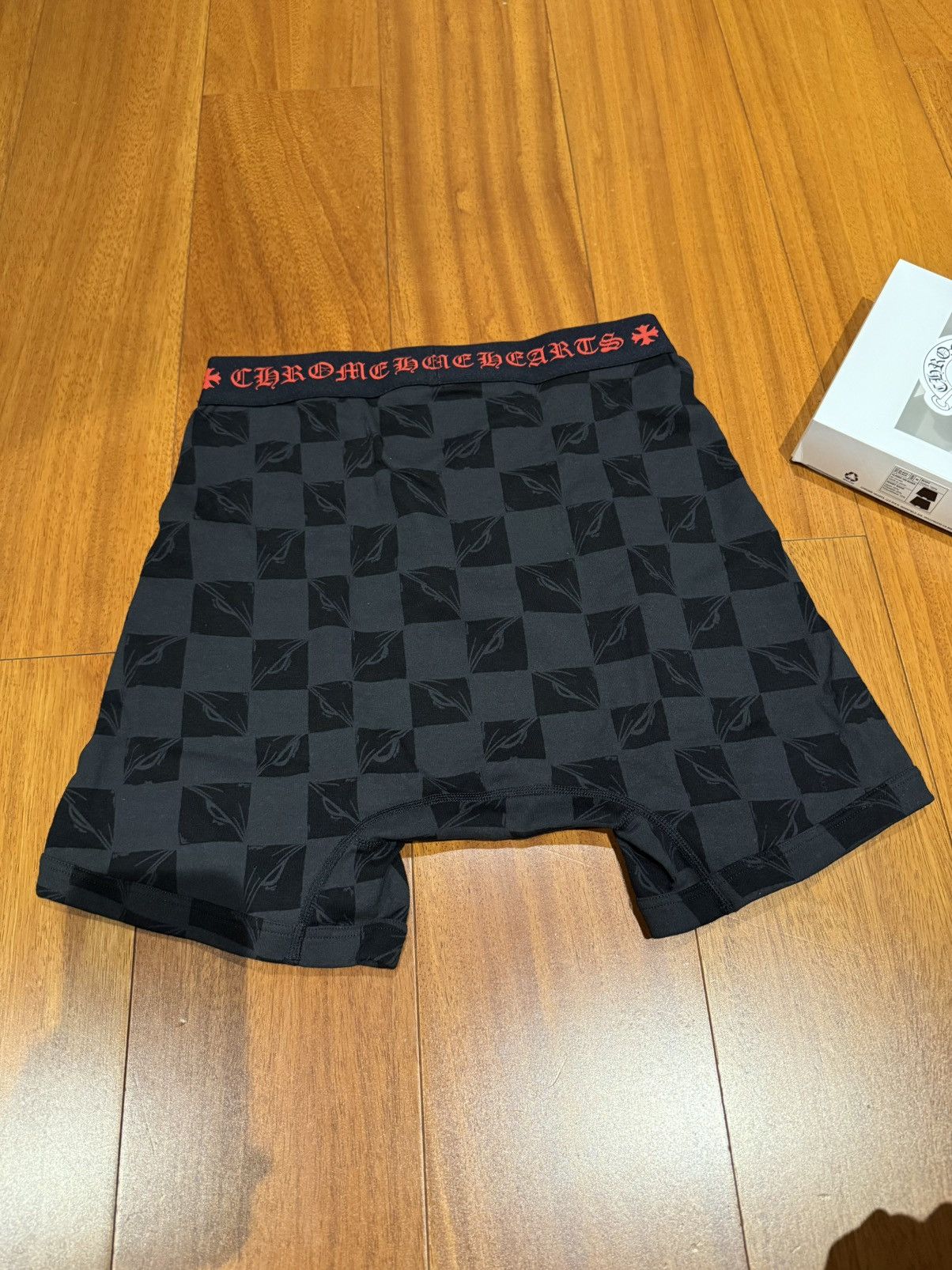 Chrome Hearts Chrome Hearts Matty Boy 99 Eyes Long Boxer Brief Black Size US 31 - 5 Thumbnail