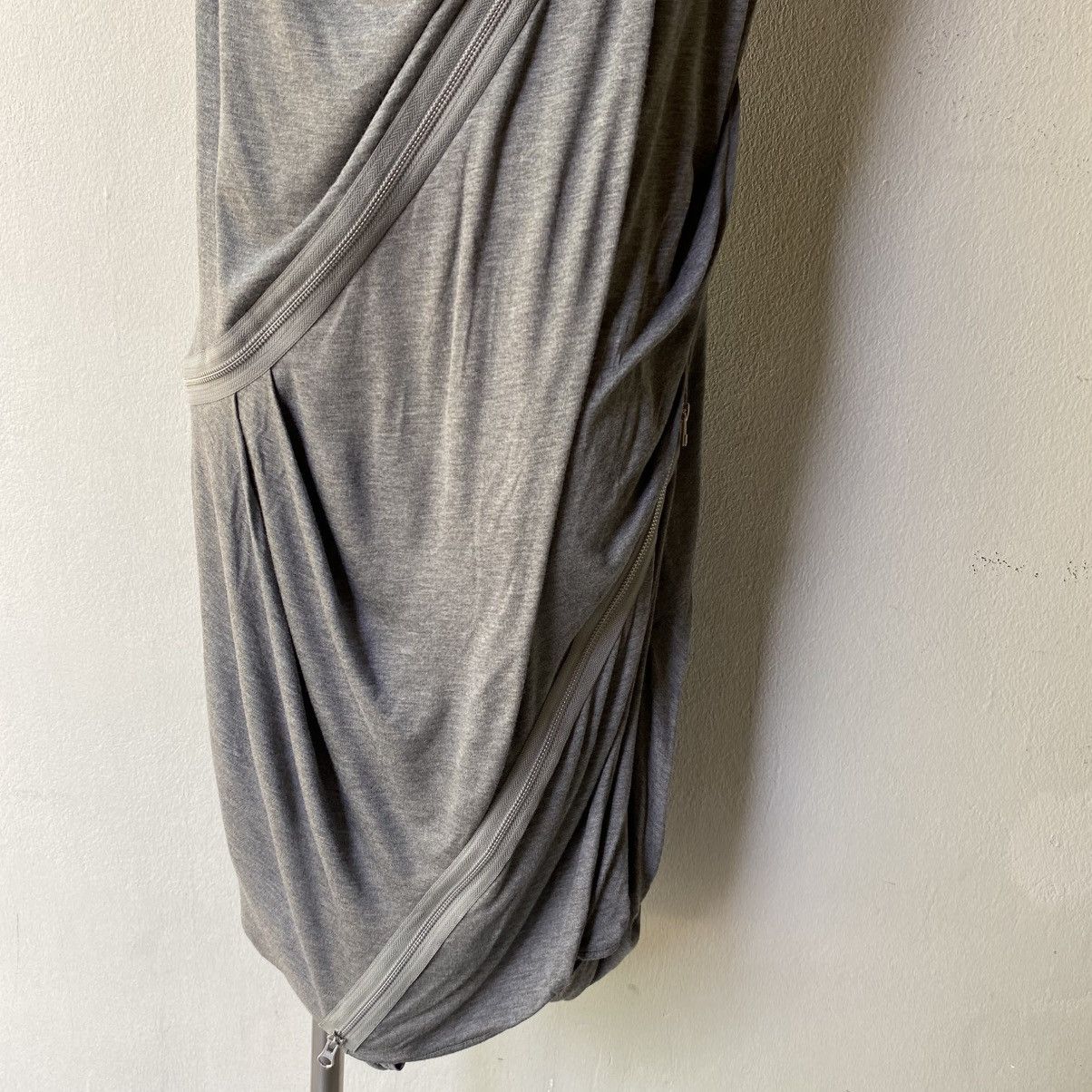 ATSURO TAYAMA A/T ATSURO TAYAMA Light Gray Panel Zip Dress Size S / US 4 / IT 40 - 18 Thumbnail