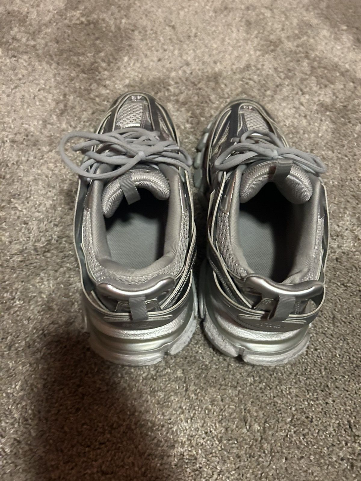 Balenciaga Silver balenciaga tracks Size US 10 / EU 43 - 5 Thumbnail