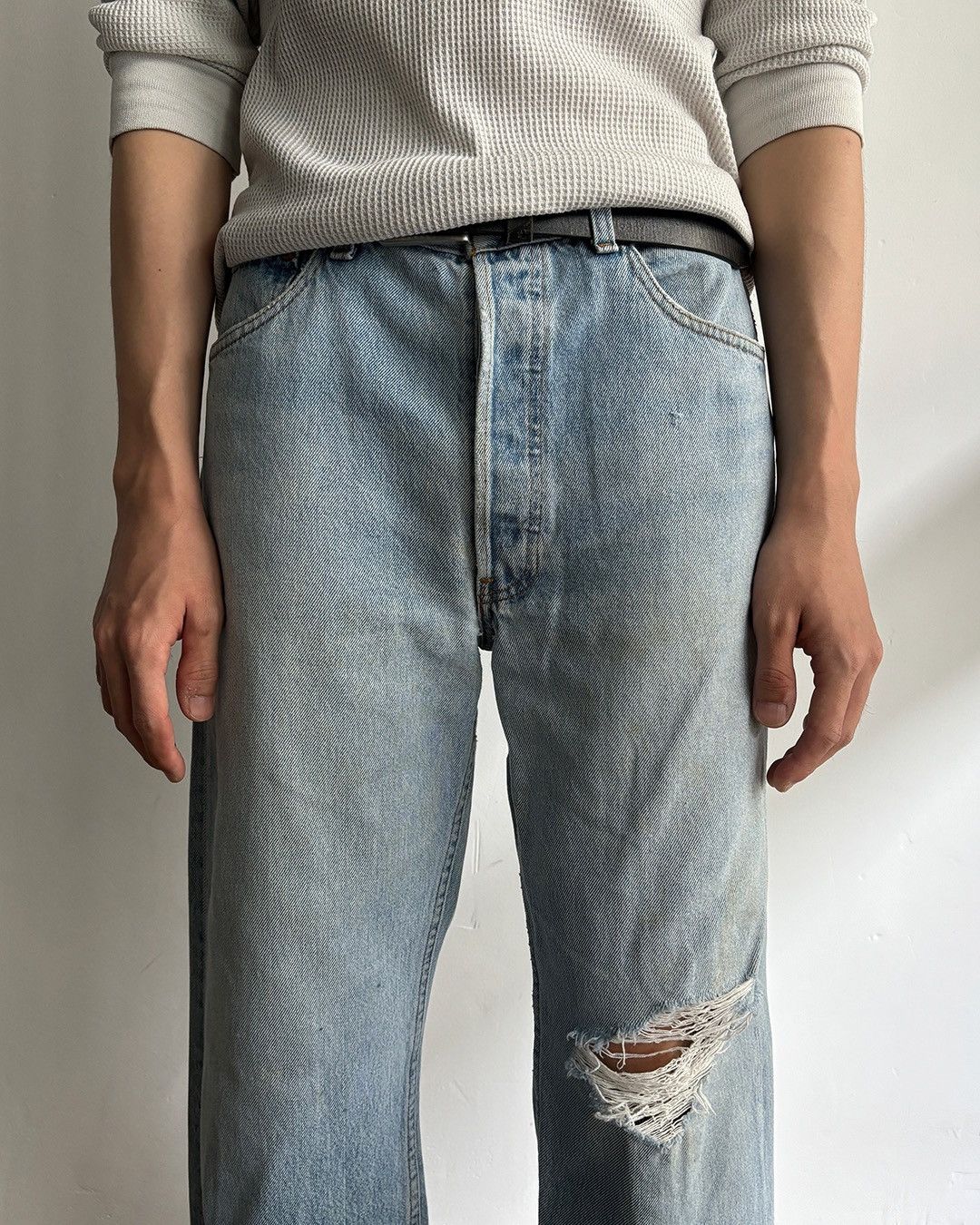 Levi's vintage 1990s levi's 501 usa jeans Size US 32 / EU 48 - 2 Thumbnail