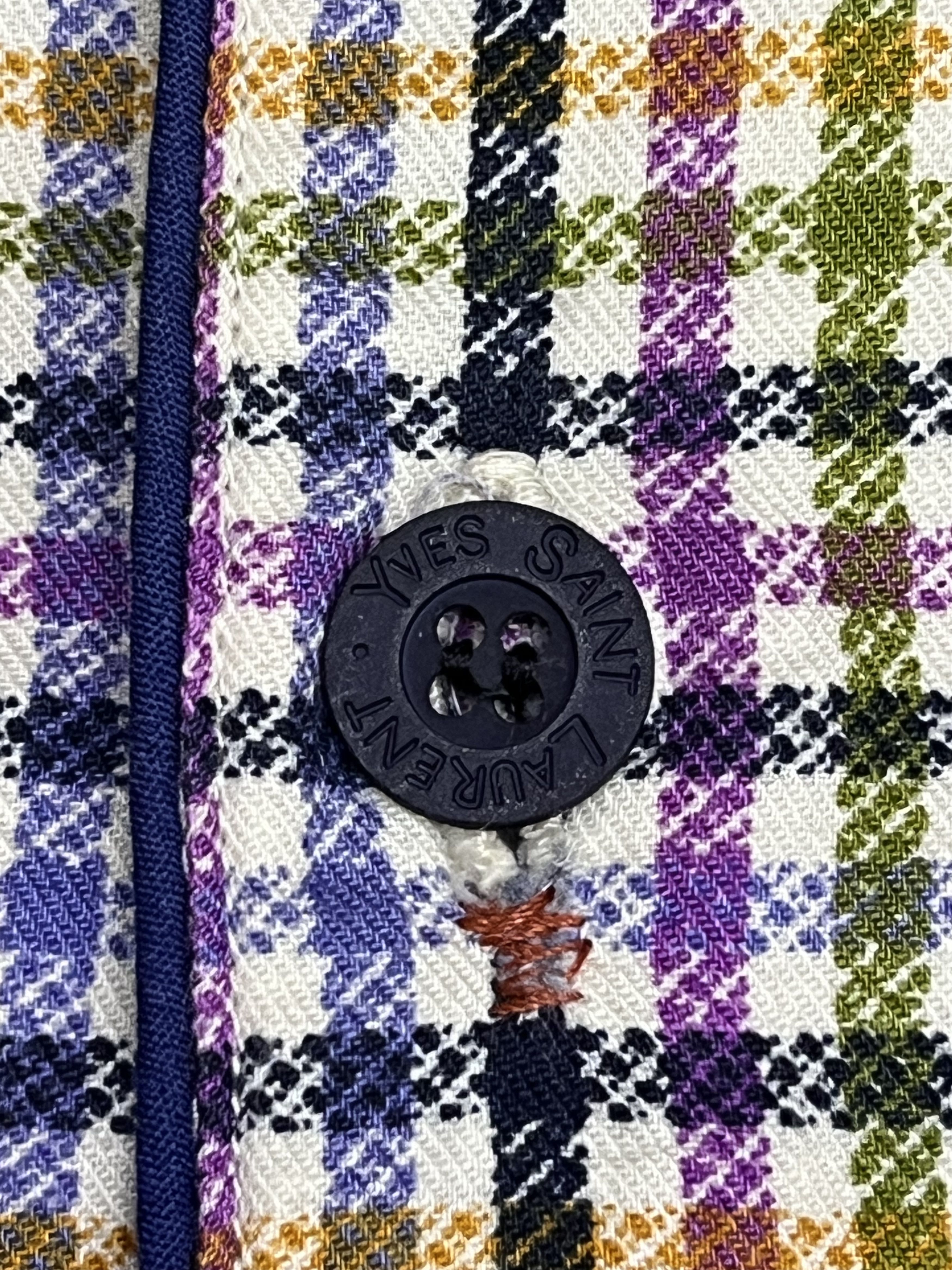 Yves Saint Laurent 🔥Authentic YSL Multicolor Classic Check Unisex Pajamas Set Size US M / EU 48-50 / 2 - 16 Thumbnail