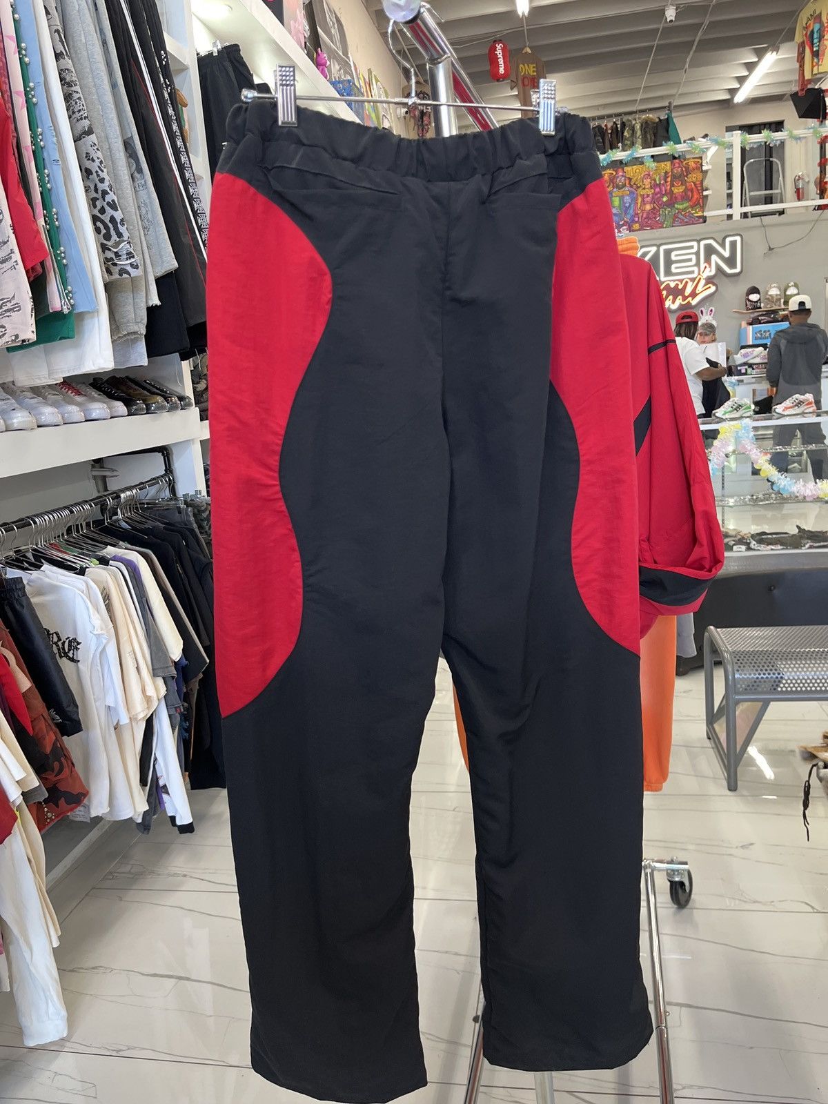 HELLSTAR Sport Sweatpants Unreleased Black/Red Size US 30 / EU 46 - 3 Thumbnail