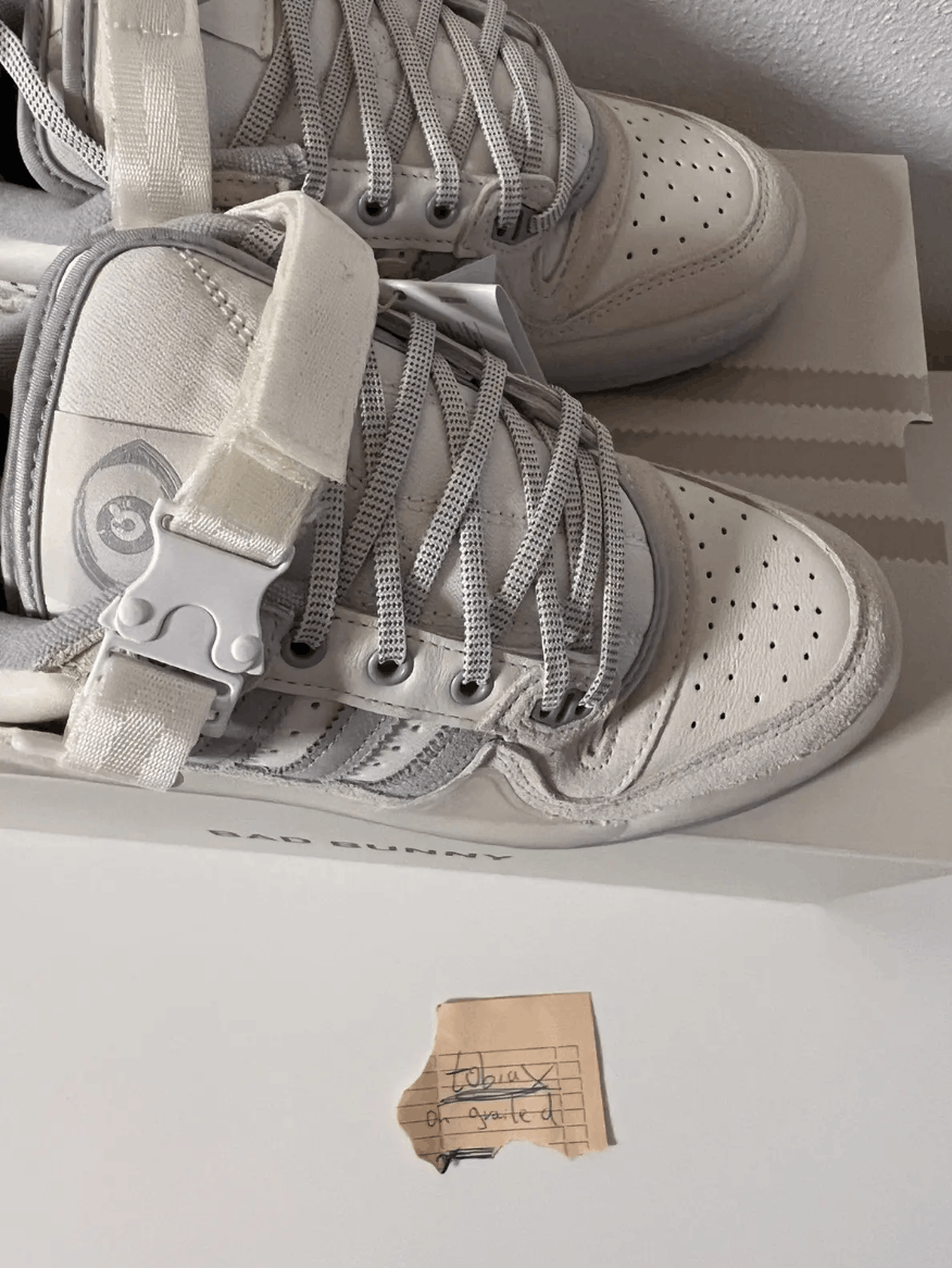 Adidas Bad Bunny x Adidas Forum Low Buckle White Beige W US 6 1/2 Size US 6.5 / IT 36.5 - 4 Thumbnail