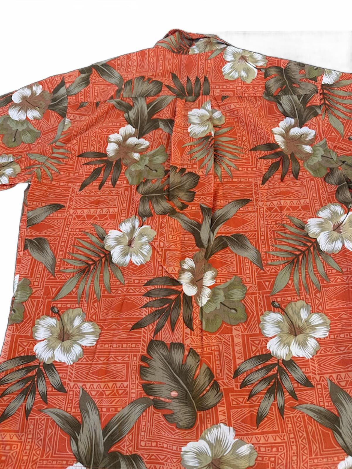 Other Palmwave Hawaiian Aloha Shirt Orange Floral Size US L / EU 52-54 / 3 - 2 Thumbnail
