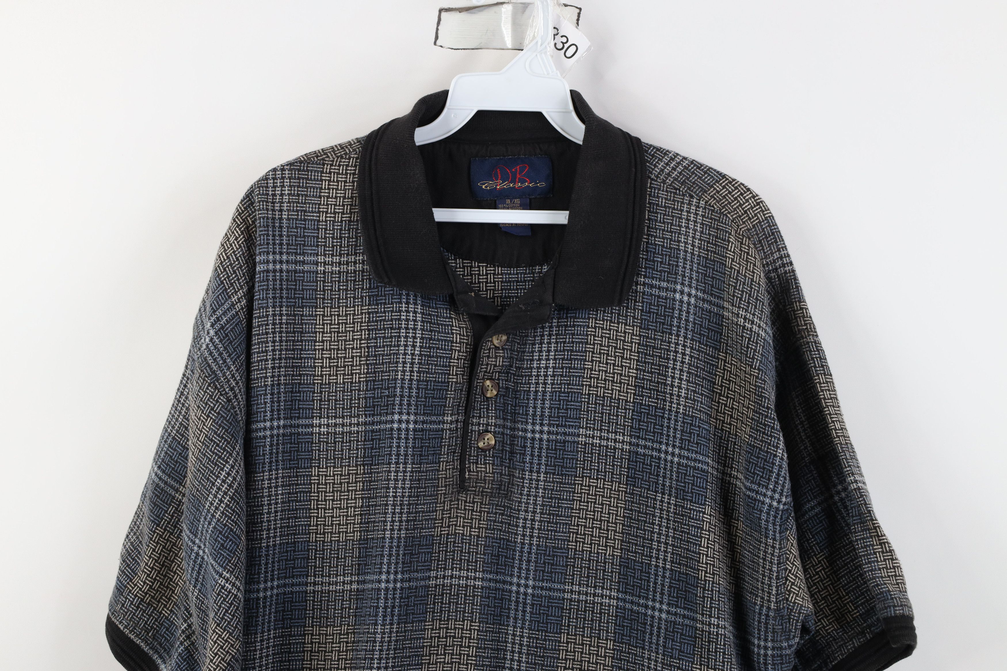 Vintage Vintage 90s Streetwear Cotton Knit Short Sleeve Golf Polo Size US XL / EU 56 / 4 - 2 Thumbnail
