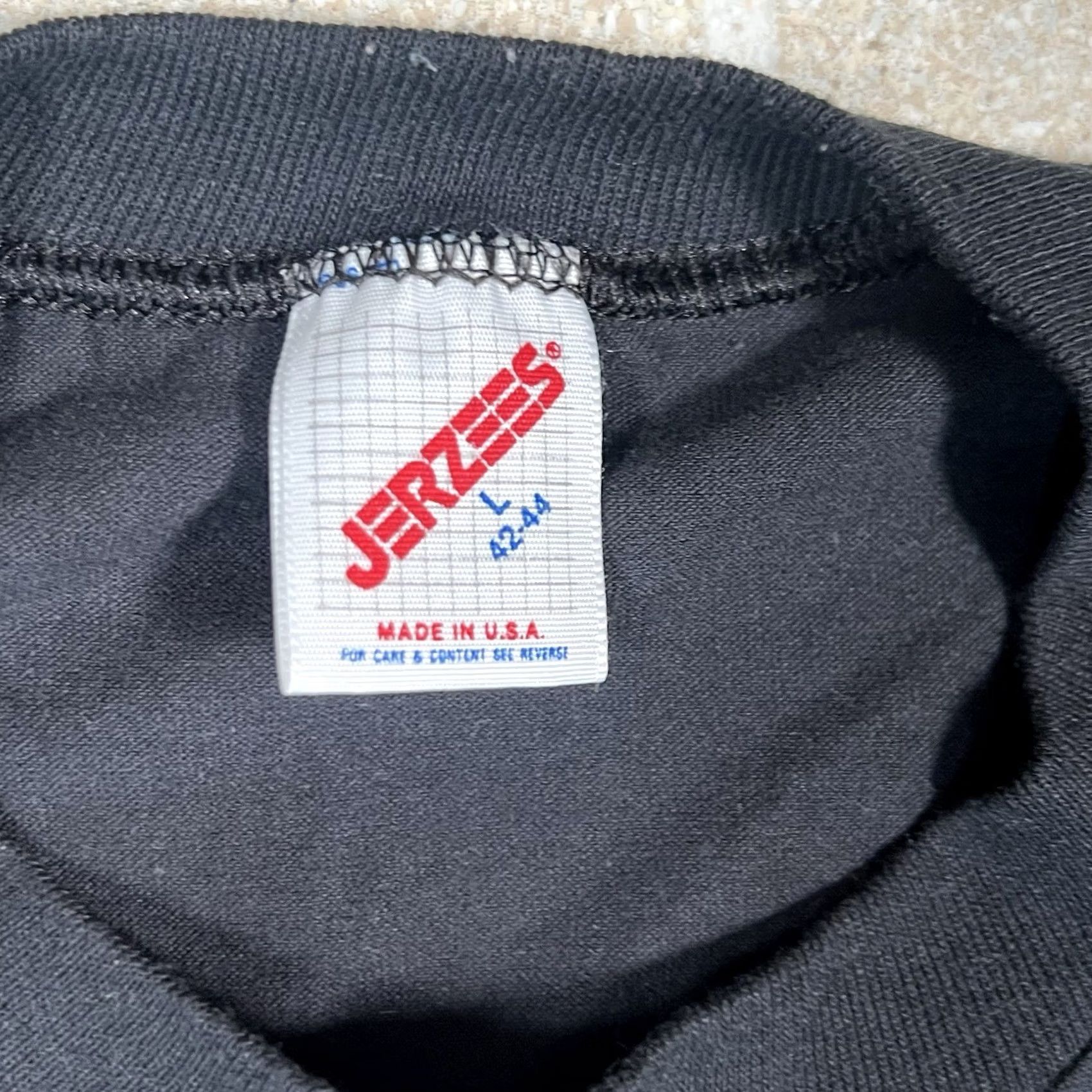 Jerzees VINTAGE 1991 Stitch T-Shirt Mens L JERZEES Black Single Stitch Muscle Car Show Hershey Region Shirt Boys/Girls Mens Size US L / EU 52-54 / 3 - 5 Thumbnail