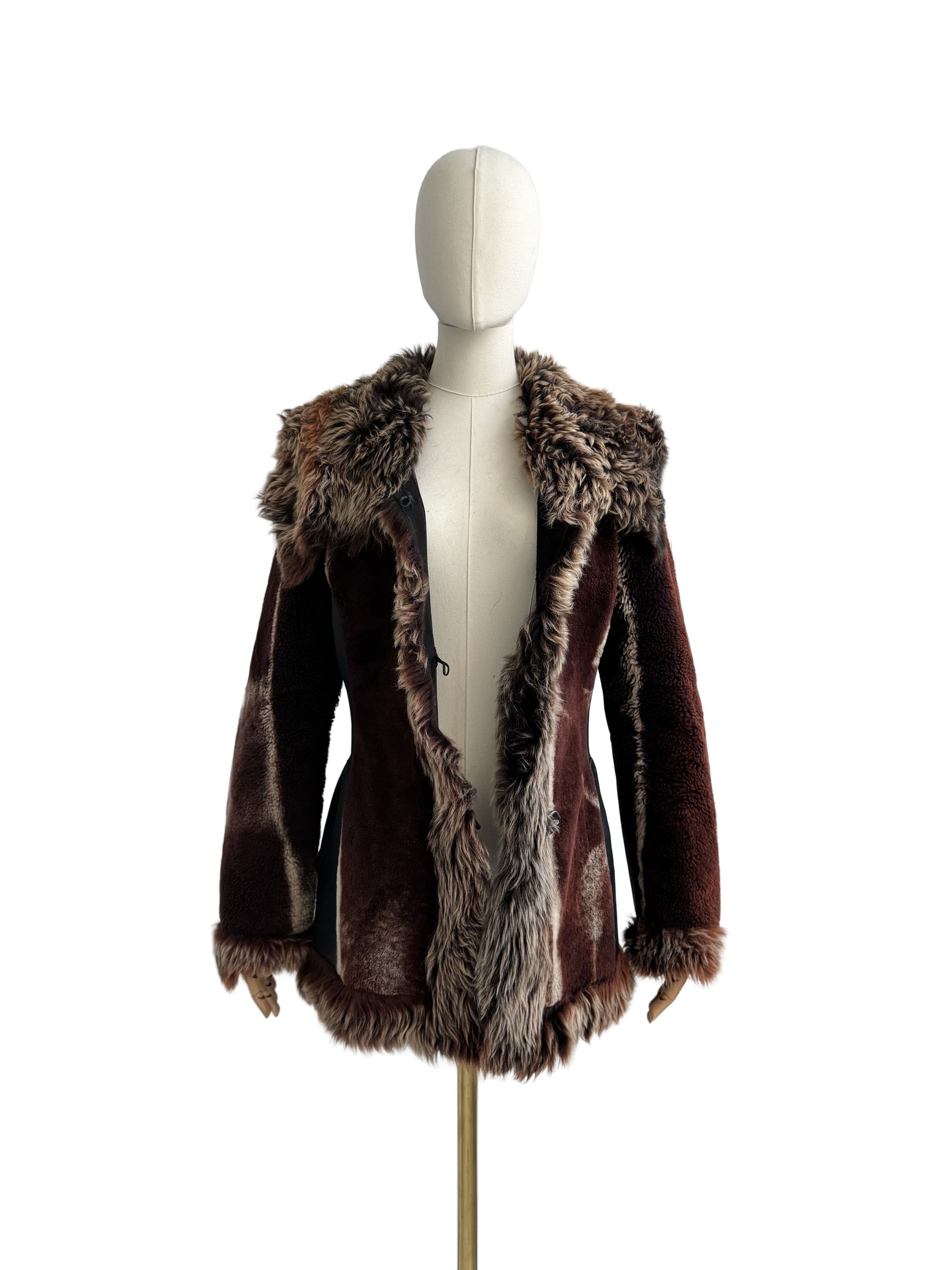 Japanese Brand Vintage Real Sheepskin Coat Size M / US 6-8 / IT 42-44 - 3 Thumbnail