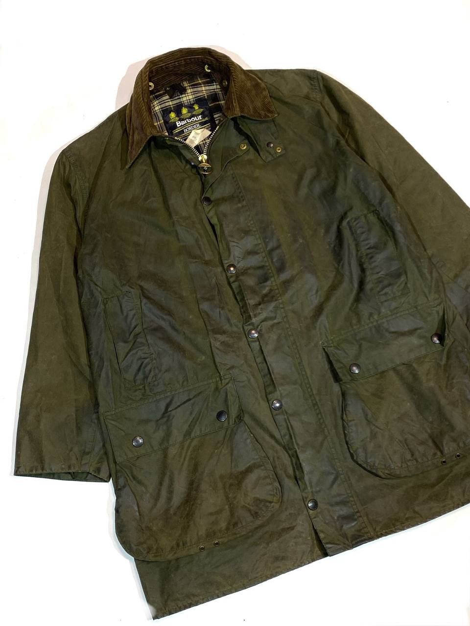 Barbour Barbour Border Waxed Vintage Men Jacket Size US XL / EU 56 / 4 - 14 Thumbnail