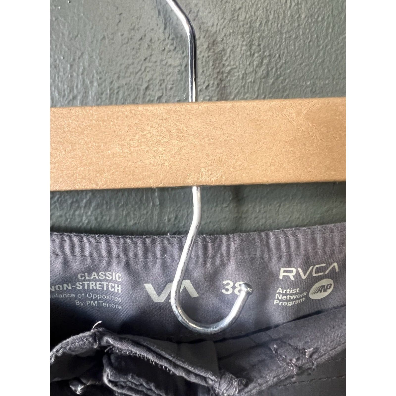 RVCA RVCA Mens Board Shorts Bottom 38 Regular Gray Drawstring Beach Swim Size US 38 / EU 54 - 3 Thumbnail
