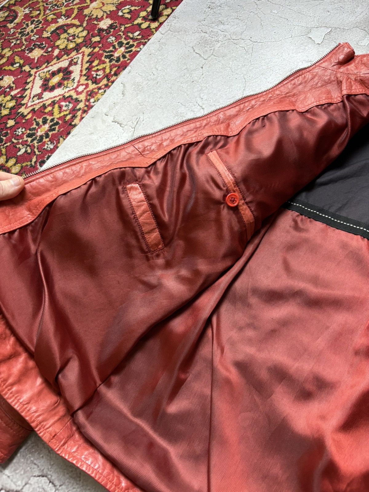 Genuine Leather MILESTONE real Leather jacket in lamb Nappa eu 52 us L Size US L / EU 52-54 / 3 - 7 Thumbnail