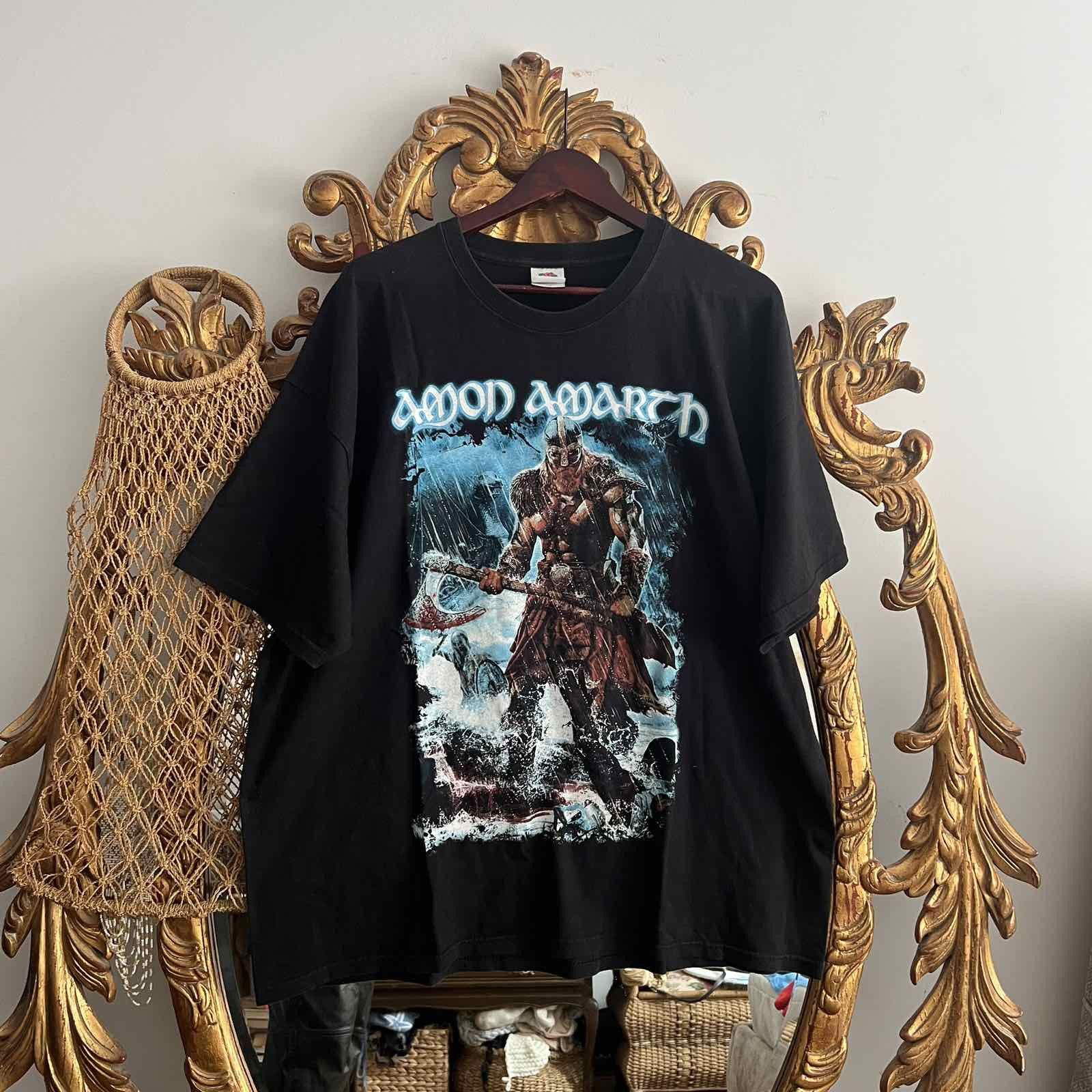 Band Tees Vintage Amon Amarth Barserker Tee Long Sleeve Sz XXL Size US XXL / EU 58 / 5 - 1 Thumbnail