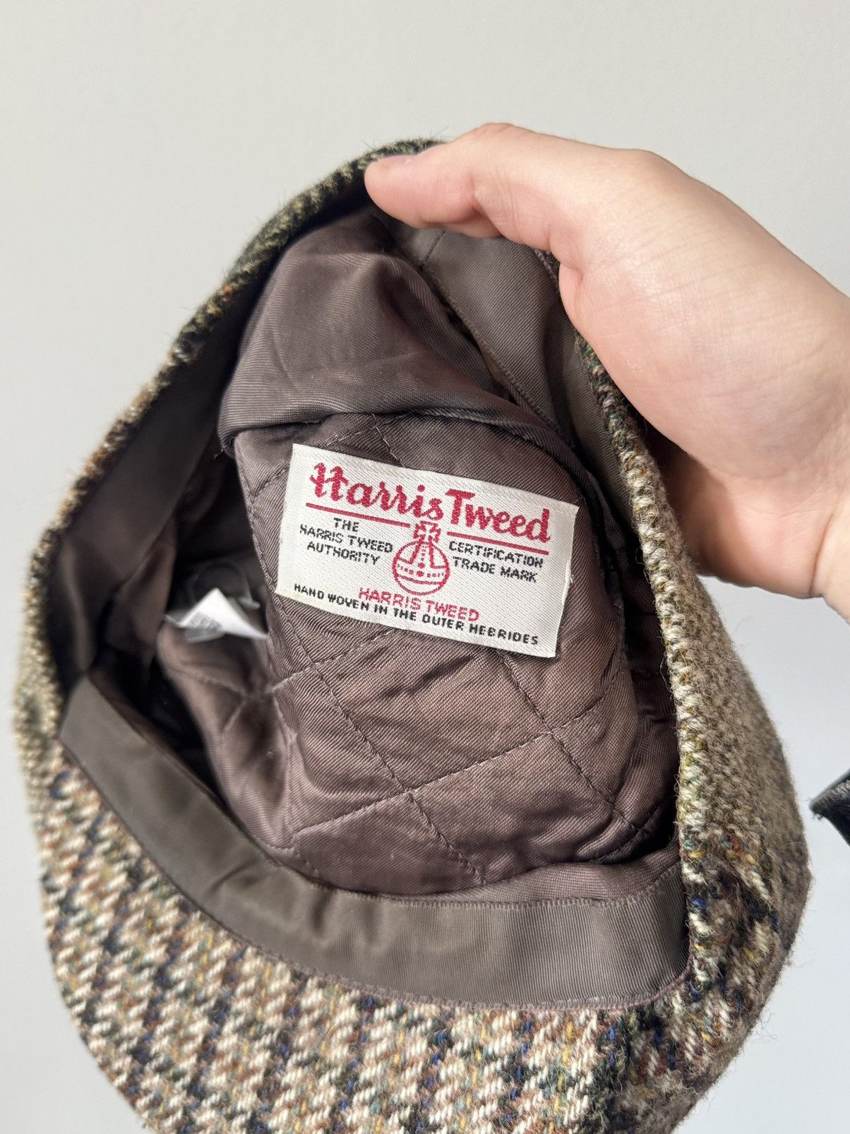Harris Tweed Harris Tweed Style Hat Wool Flat Cap Made in Scotland size M Size ONE SIZE - 4 Thumbnail