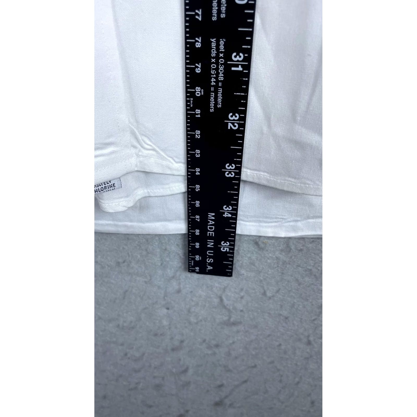 Ralph Lauren Chaps Ralph Lauren Dress Shirt Mens 17.5 36/37 White Cotton Long Sleeve Dress Shirt Mens 17.5 36/37 White Cotton Long Sleeve Size 48R - 5 Thumbnail
