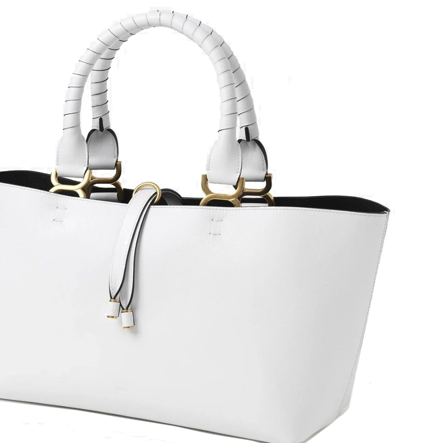 Chloe o1loc1c1024 Marcie Small Tote in White Size ONE SIZE - 3 Thumbnail
