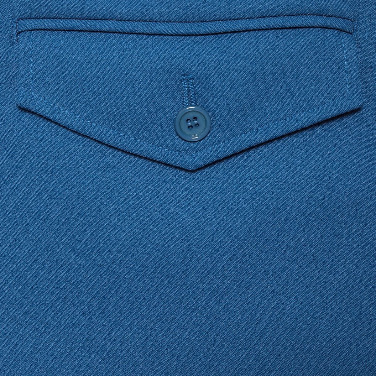 Gucci o1loc1c0226 762510 Fluid Drill Pant With Web Detail in Blue Size US 26 / EU 42 - 4 Thumbnail