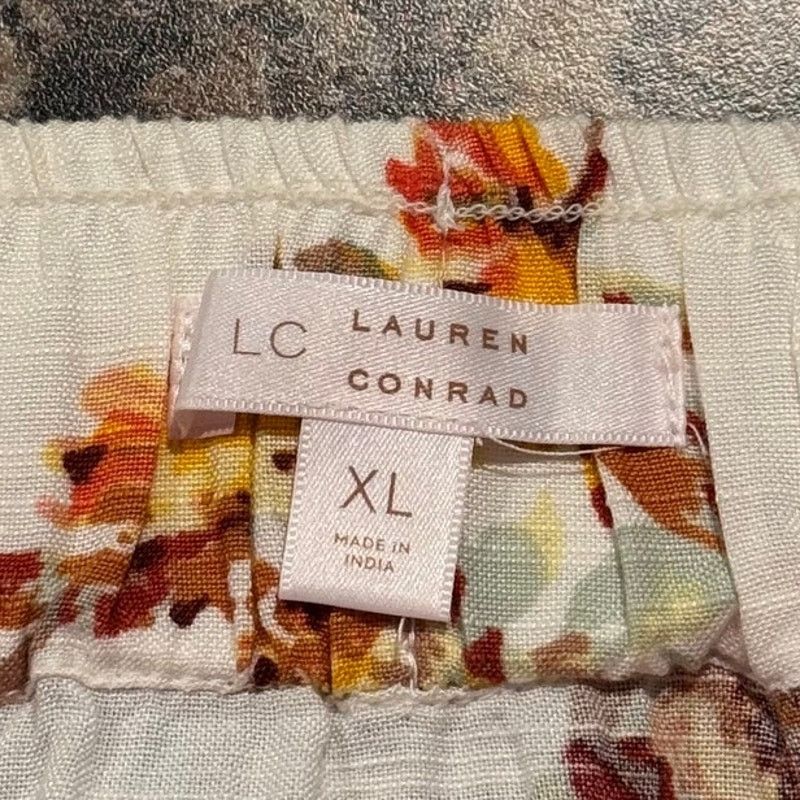Lauren Conrad Lauren Conrad Maxi Skirt Floral Tiered Flowy XL Cottagecore Size 37" - 3 Thumbnail