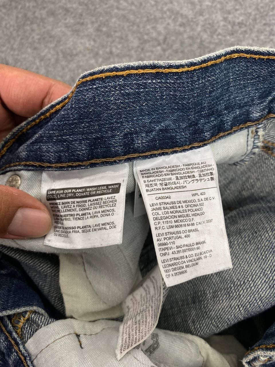 Levi's levis 527 bootcut flare denim nice design Size US 35 - 16 Thumbnail