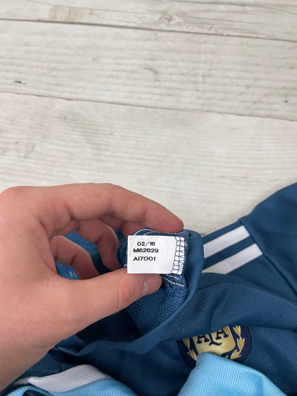 Adidas Adidas ARGENTINA 2016 2017 AWAY FOOTBALL SHIRT SOCCER JERSEY Size US M / EU 48-50 / 2 - 5 Thumbnail