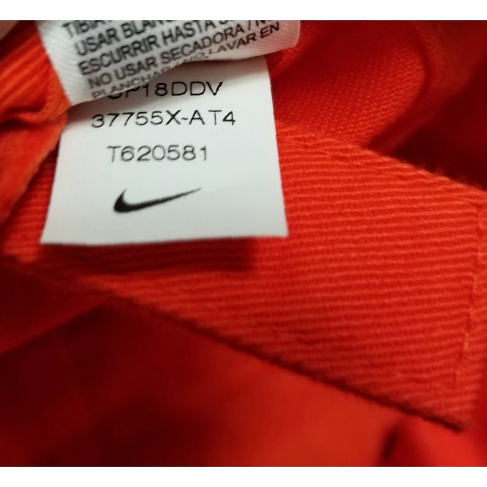 Nike Nike Hat Adjustable Baseball Cap Orange Men One Size Cotton Canvas Baseball Cap MLB 90s Colorful sports Mens Size ONE SIZE - 7 Thumbnail