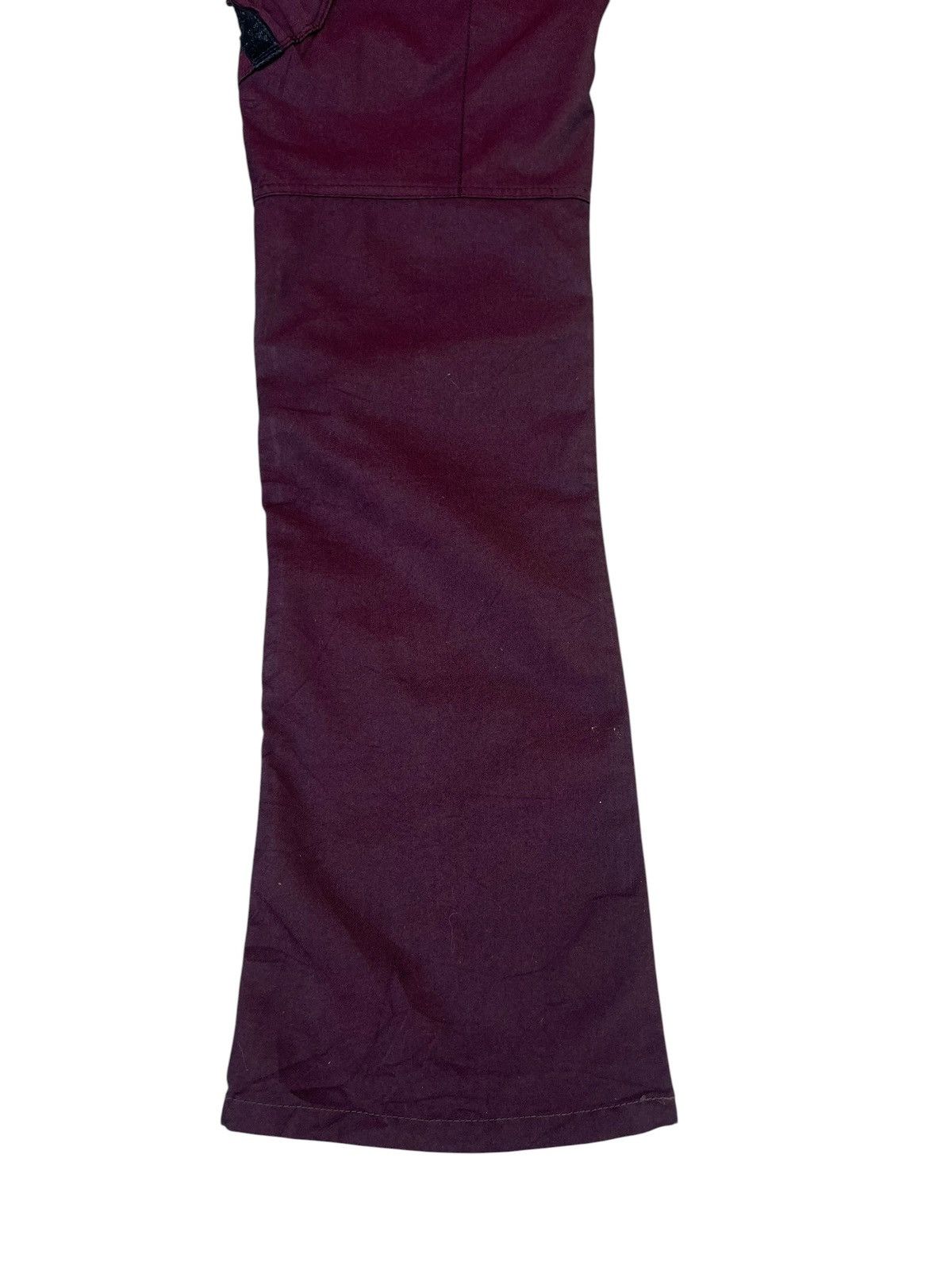 Nicole Club Nicole Club Japan Dark Maroon Cargo Flare Trouser Pant Size US 30 / EU 46 - 15 Thumbnail