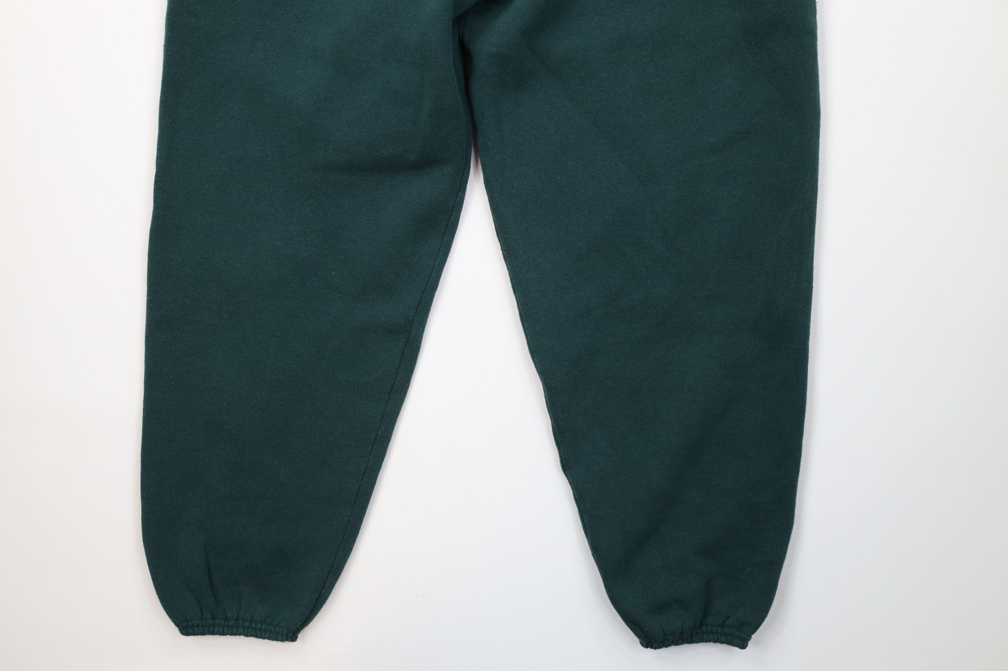 Vintage Vintage 90s Streetwear Heavy Sweatpants Joggers Pants Green Size US 38 / EU 54 - 12 Thumbnail