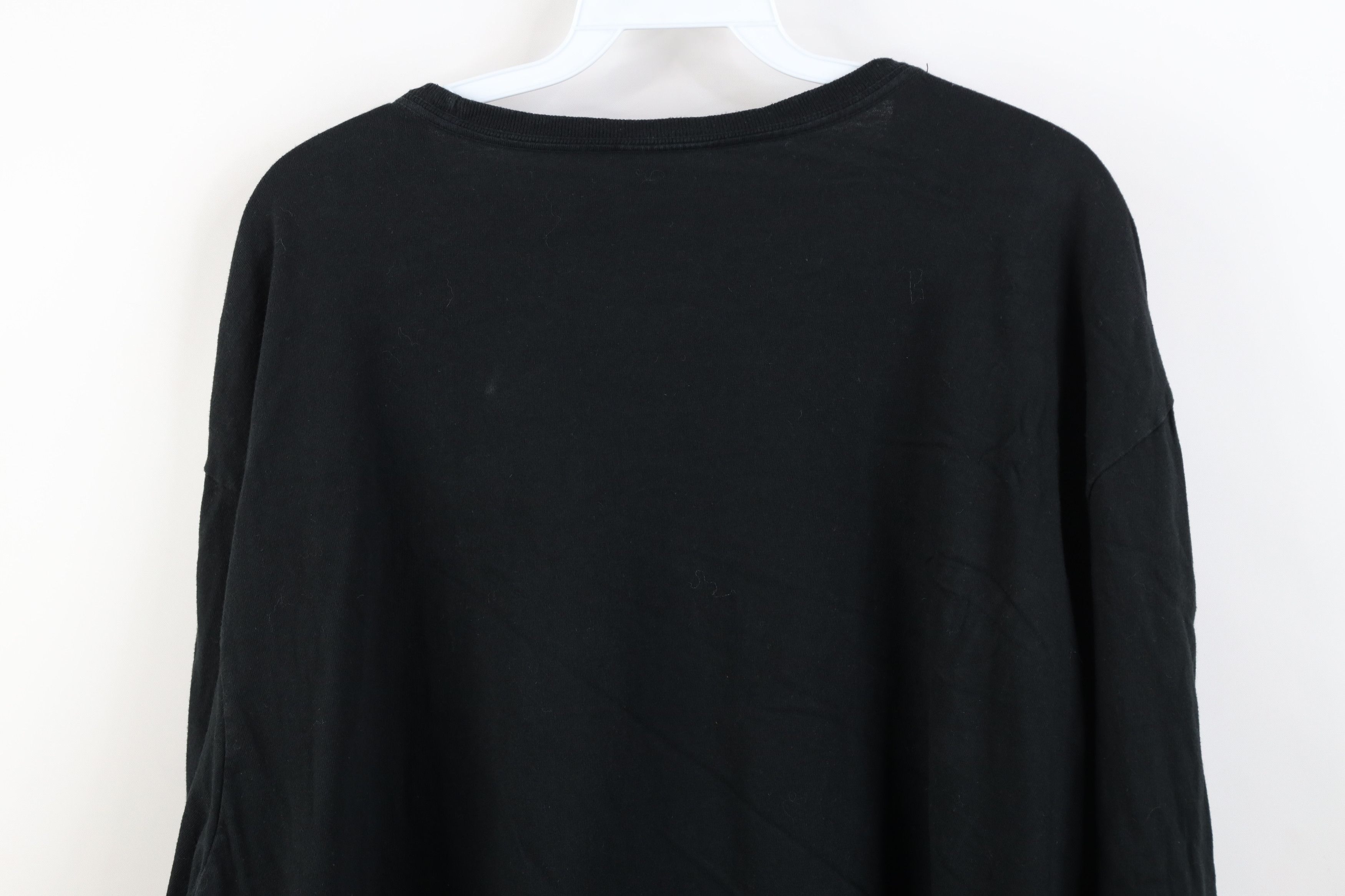 Polo Ralph Lauren Vintage 90s Ralph Lauren Cotton Long Sleeve T-Shirt Black Size US XXL / EU 58 / 5 - 12 Thumbnail