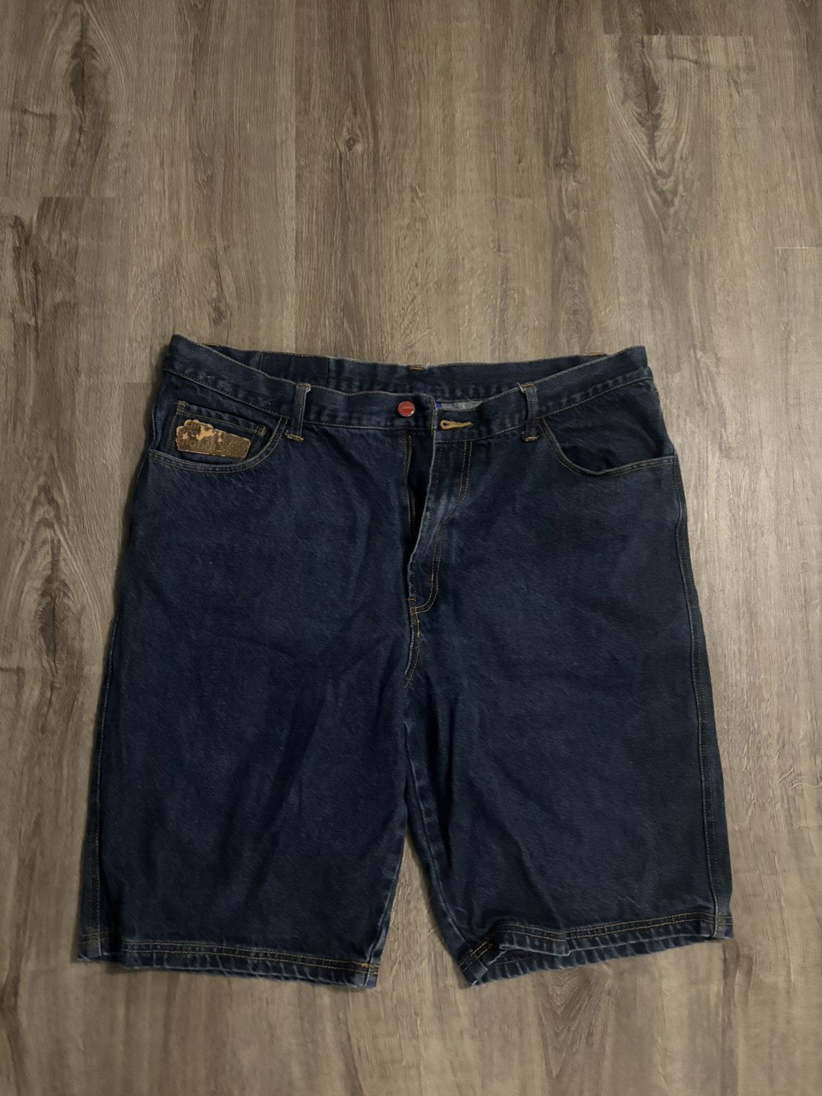 Other Gino Green Global Y2K Vintage “999” Coogi Style Jean Shorts Size US 40 / EU 56 - 5 Thumbnail