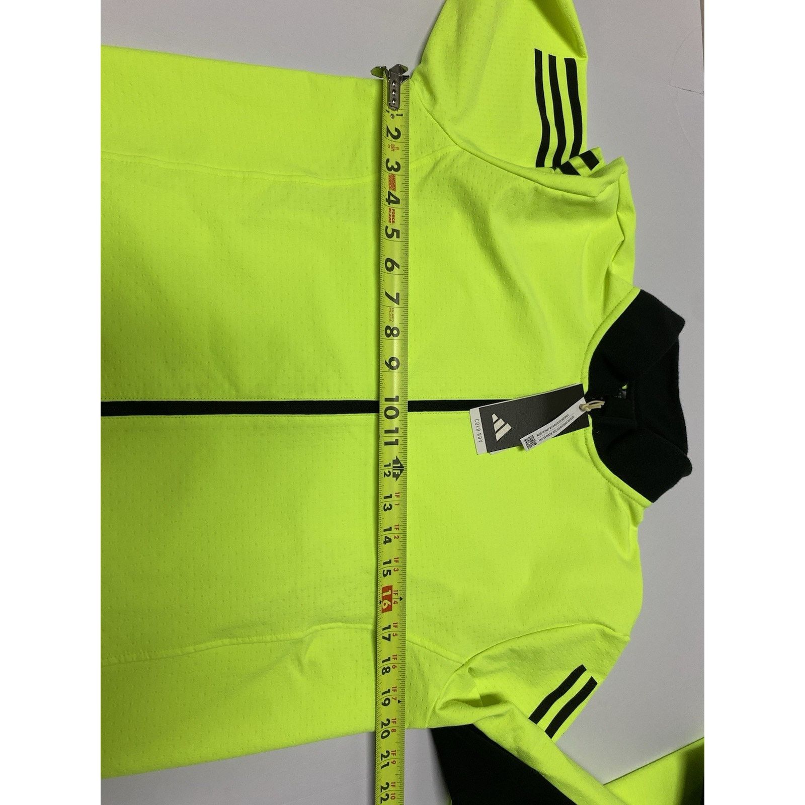 Adidas New Mens S Adidas Cycling Jacket Lucid Lemon Neon Yellow Size US S / EU 44-46 / 1 - 4 Thumbnail