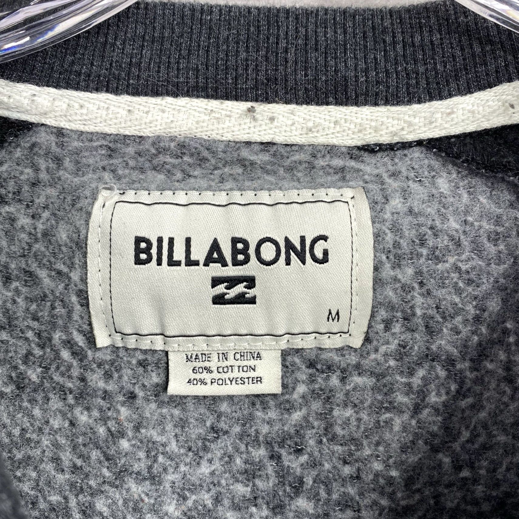 Billabong Billabong Sweatshirt Mens M Black Speckled Pullover Front Pockets Long Sleeve Size US M / EU 48-50 / 2 - 5 Thumbnail