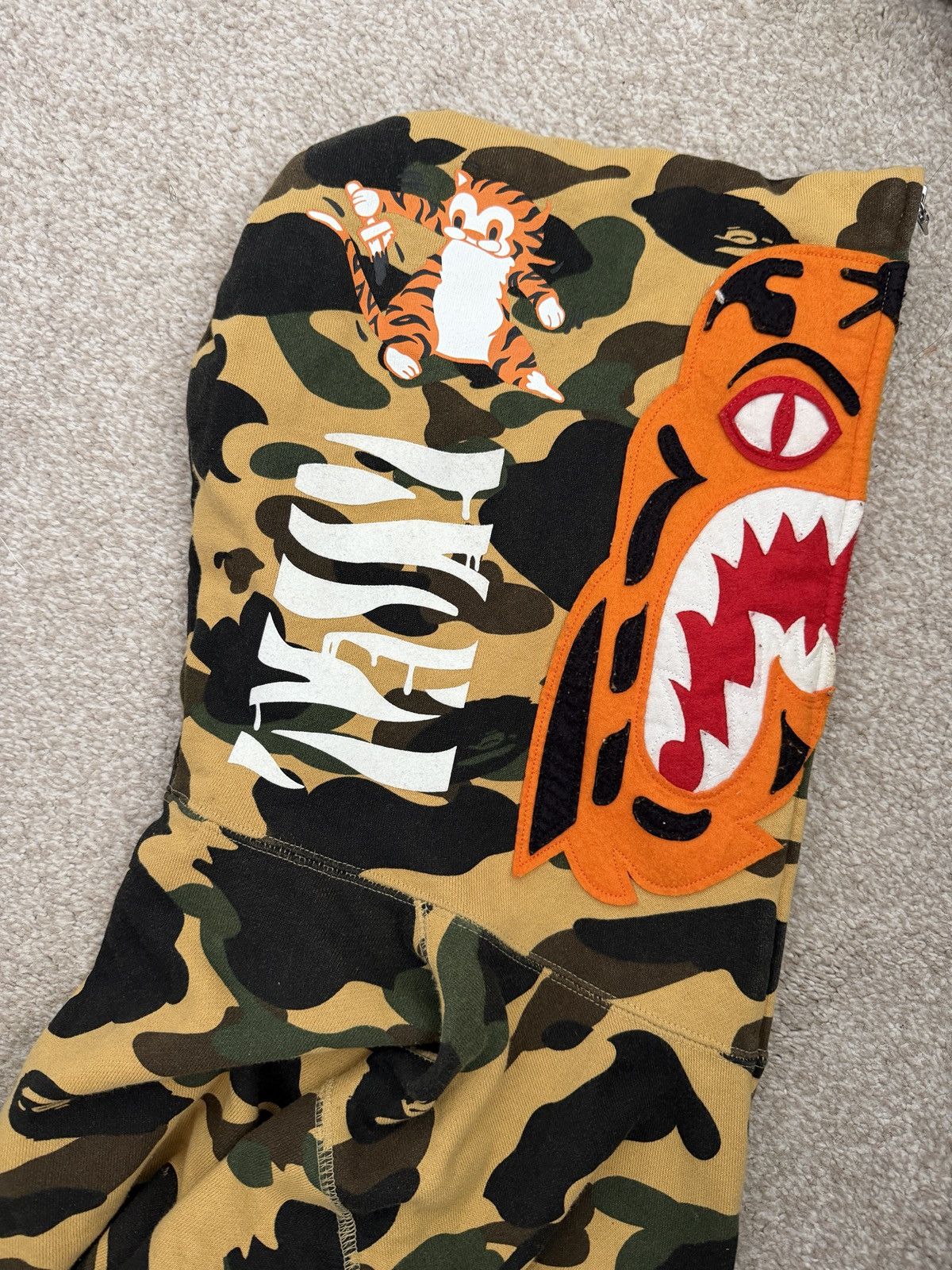 Bape BAPE Tiger full zip hoodie 1st camo yellow a bathing ape