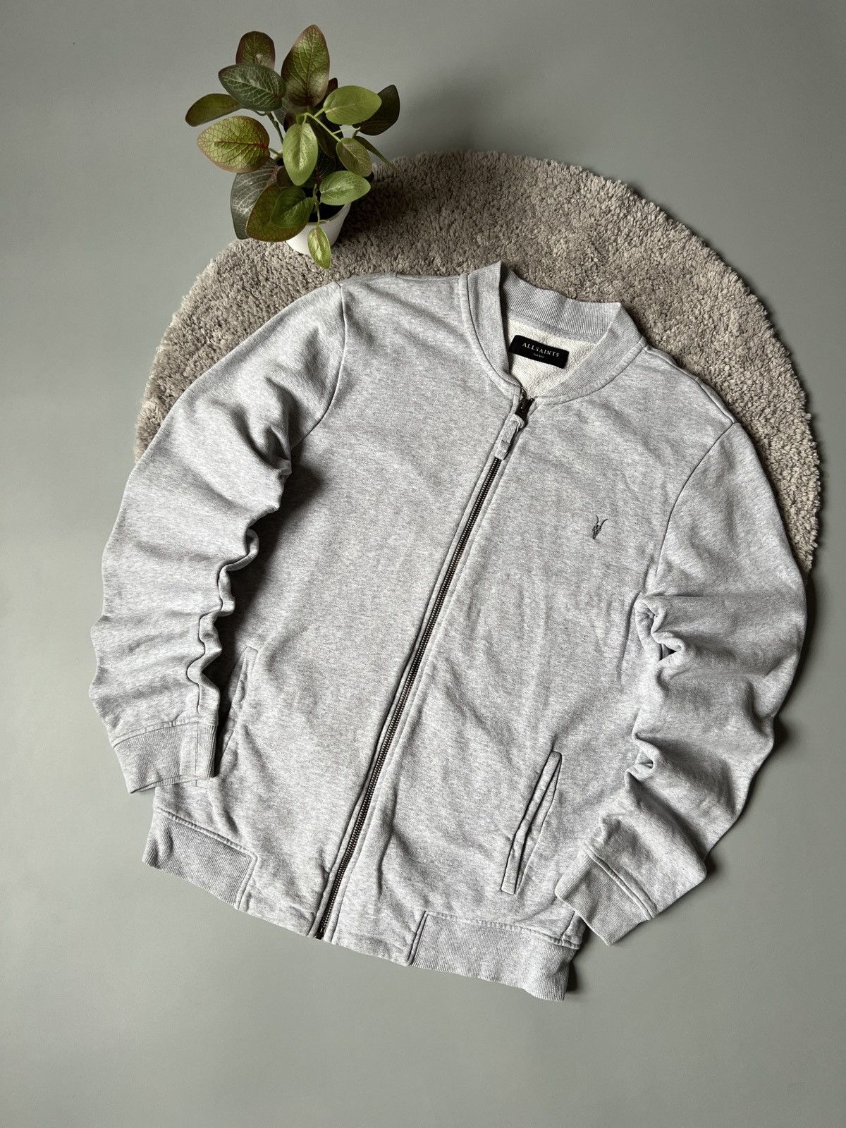 Allsaints VINTAGE ALLSAINTS MINI LOGO ZIP UP HOODIE Y2K STYLE Size US S / EU 44-46 / 1 - 1 Thumbnail