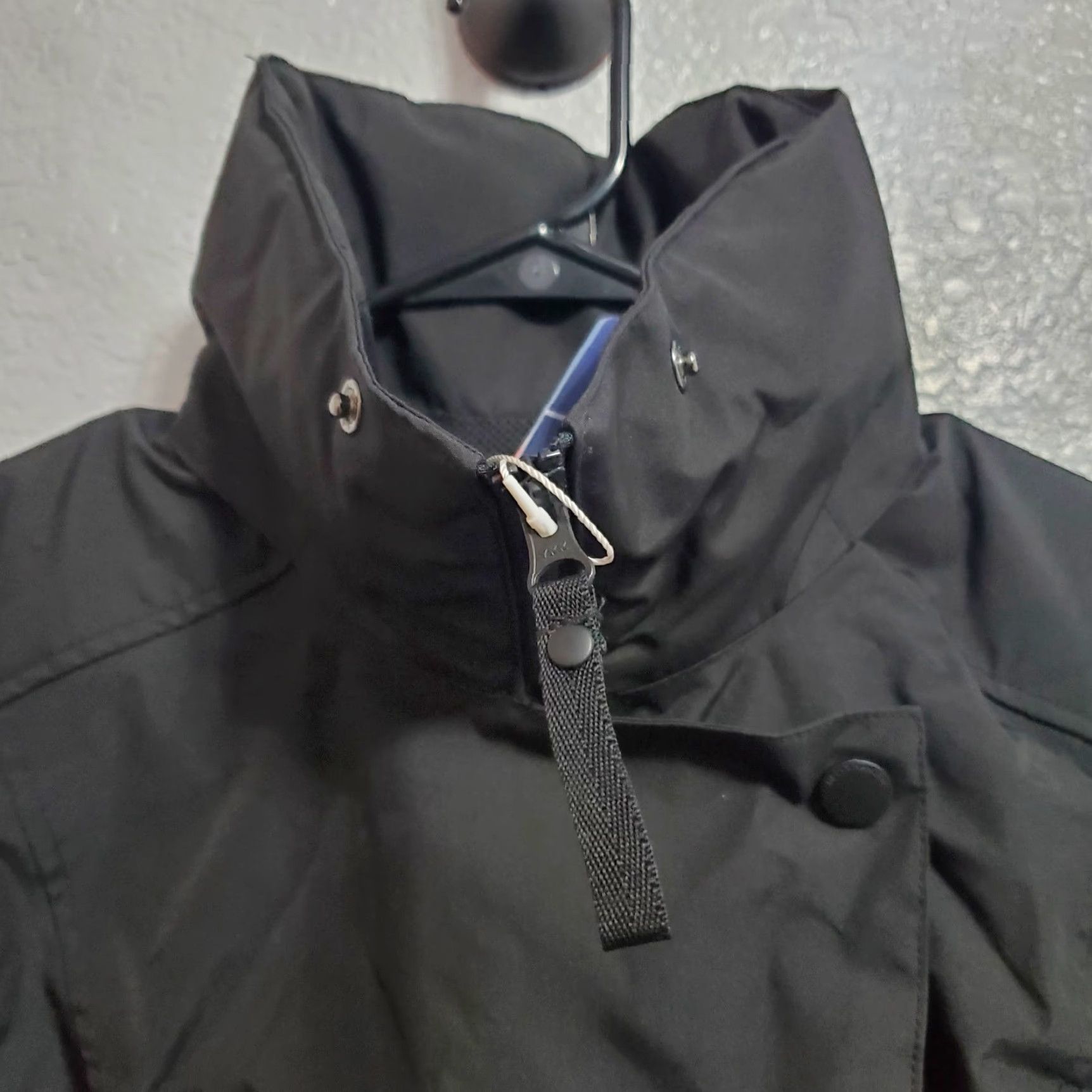 Helly Hansen Helly Hansen Welsey II Trench Coat Women L Black Hooded Waterproof Packable Belted Breather Zipped Pockets Size L / US 10 / IT 46 - 6 Thumbnail