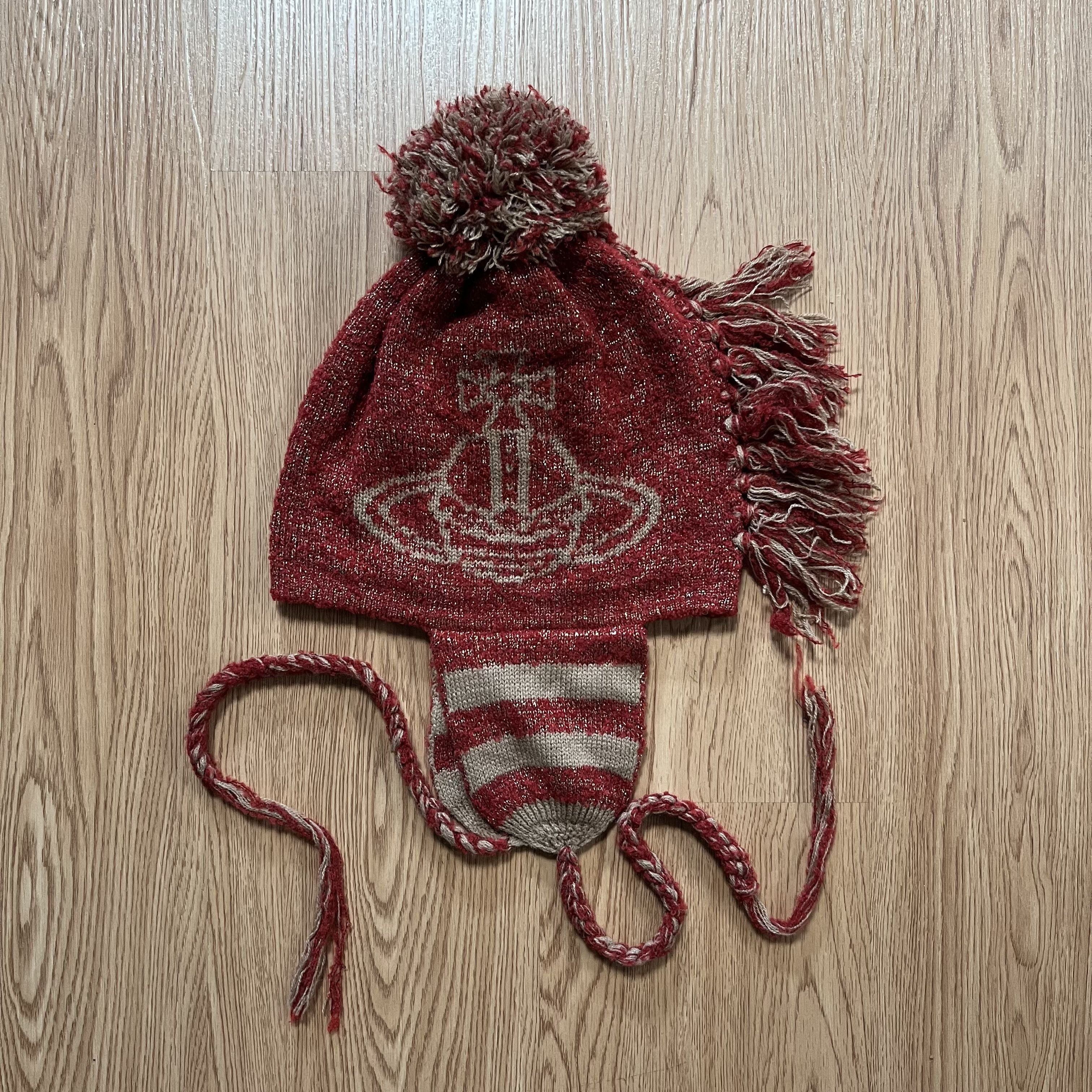 Vivienne Westwood earflaps knit hat