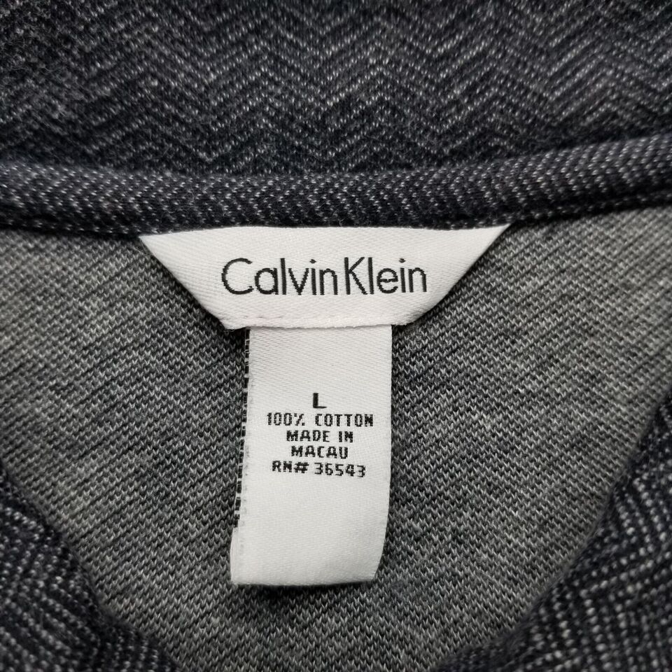 Calvin Klein Calvin Klein Sweater Men Large Long Sleeve Pullover Zip Size US L / EU 52-54 / 3 - 8 Thumbnail